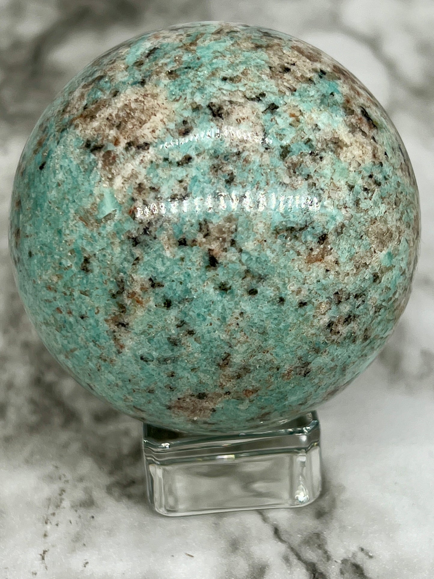 Pakistani Amazonite Flashy Sphere