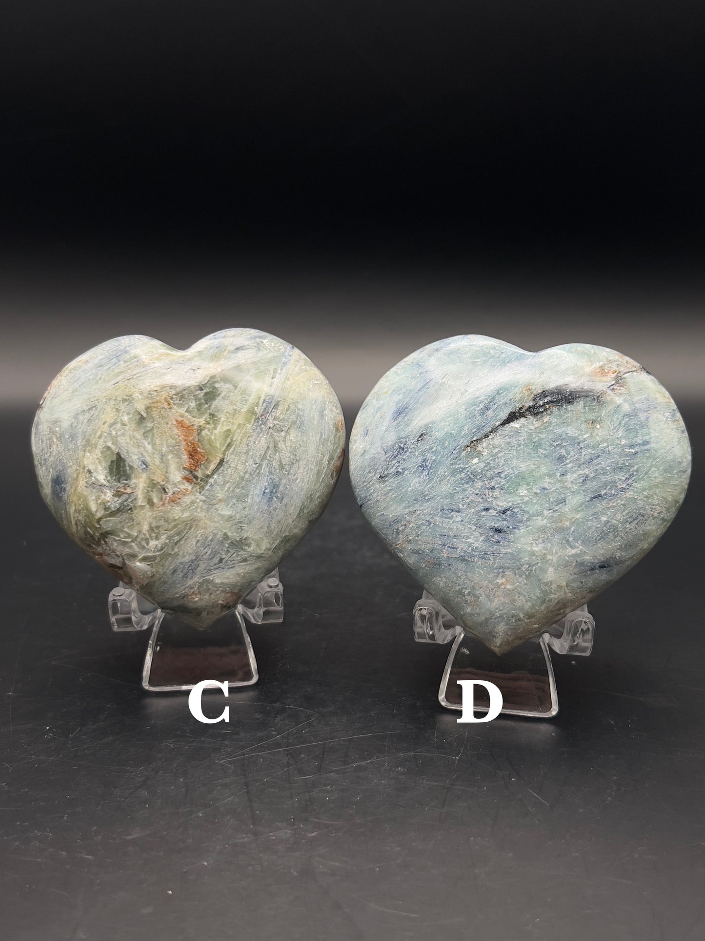 Blue & Green Kyanite Heart