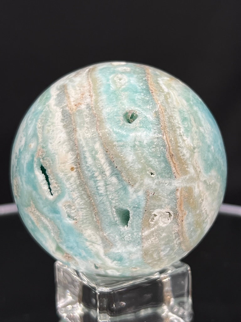 Blue Aragonite & Smithsonite Sphere