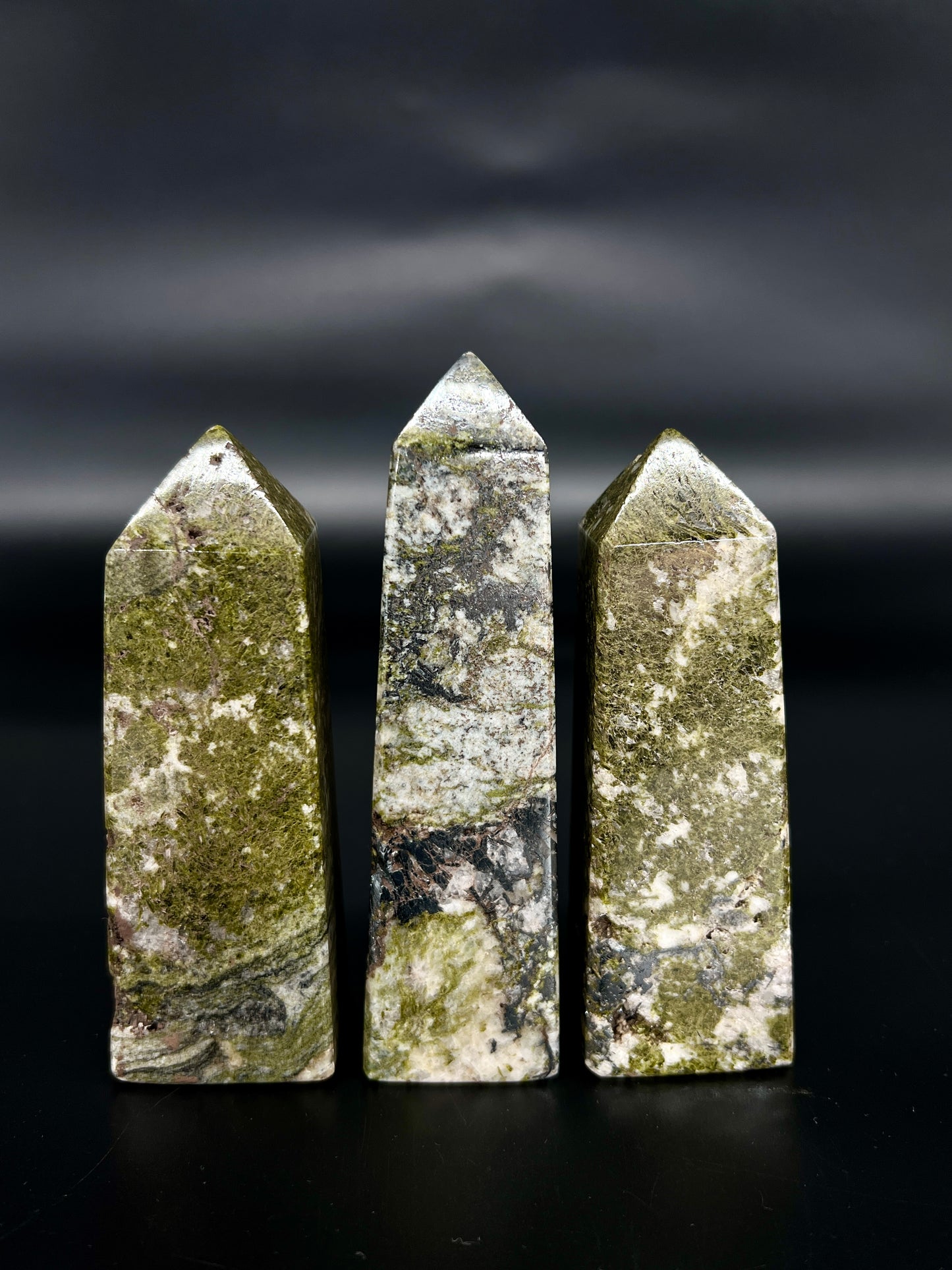 Epidote & Quartz Tower