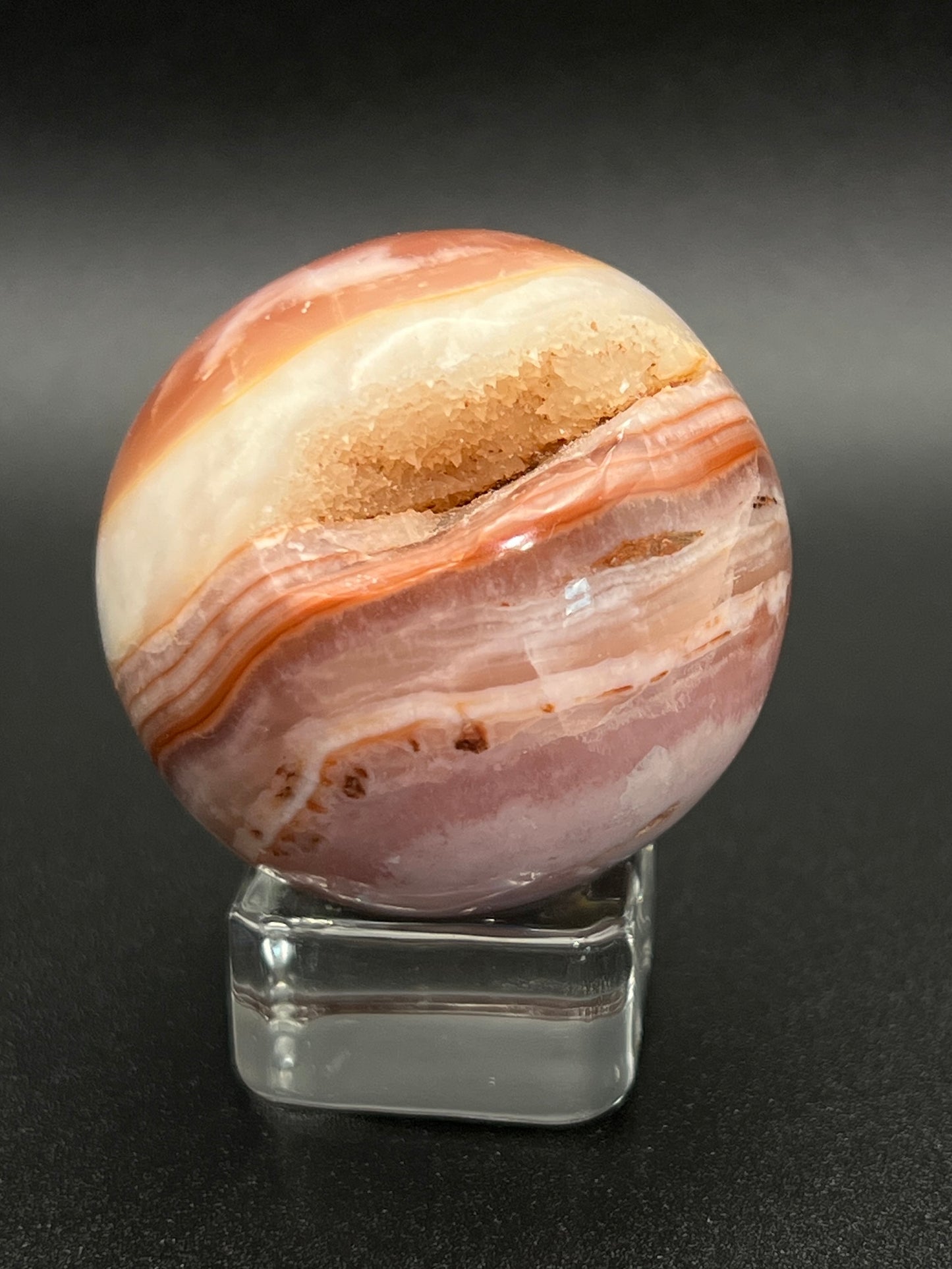 Pink Aragonite Sphere ✦Rare find✦