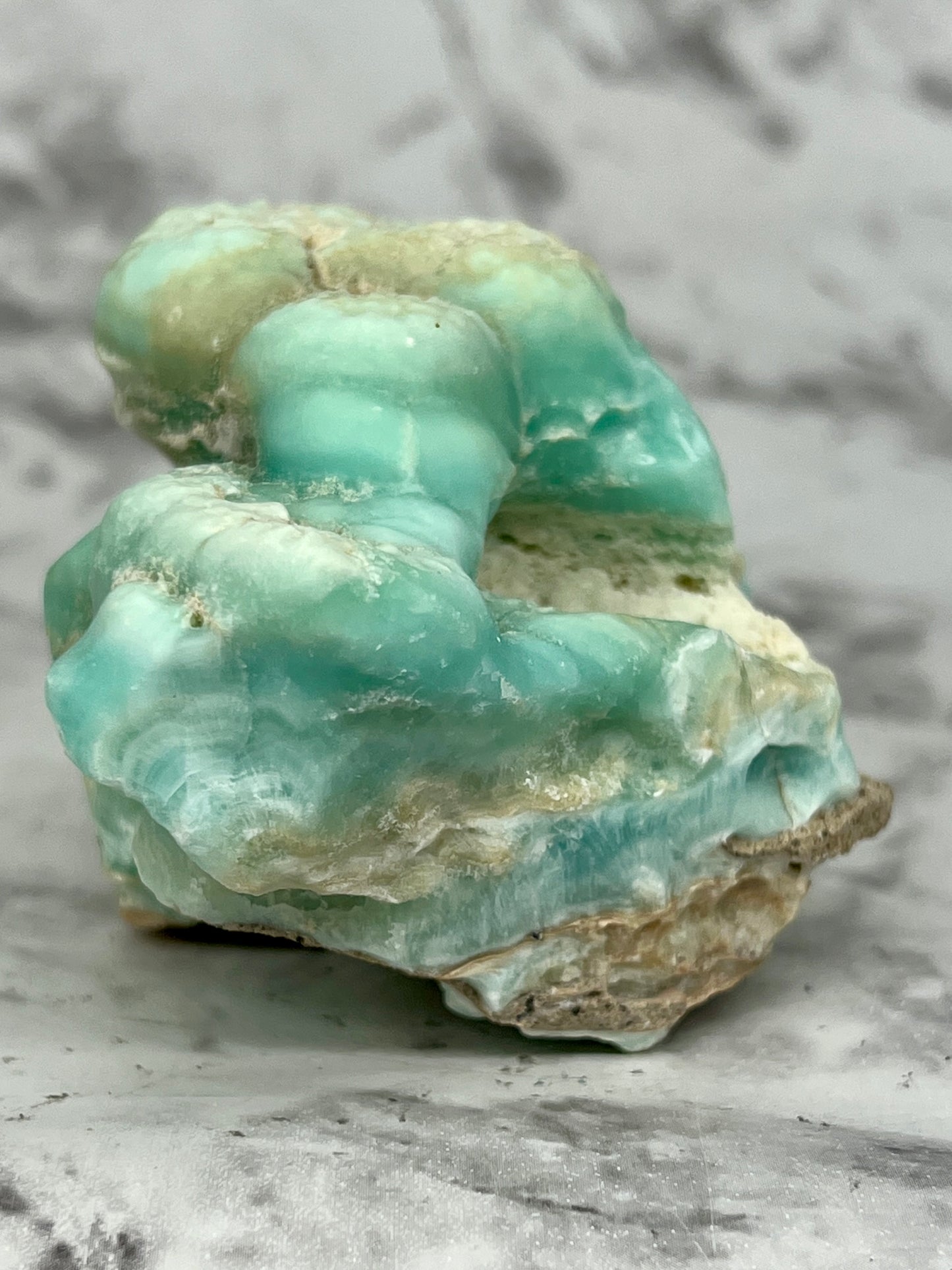 Blue Aragonite Specimen