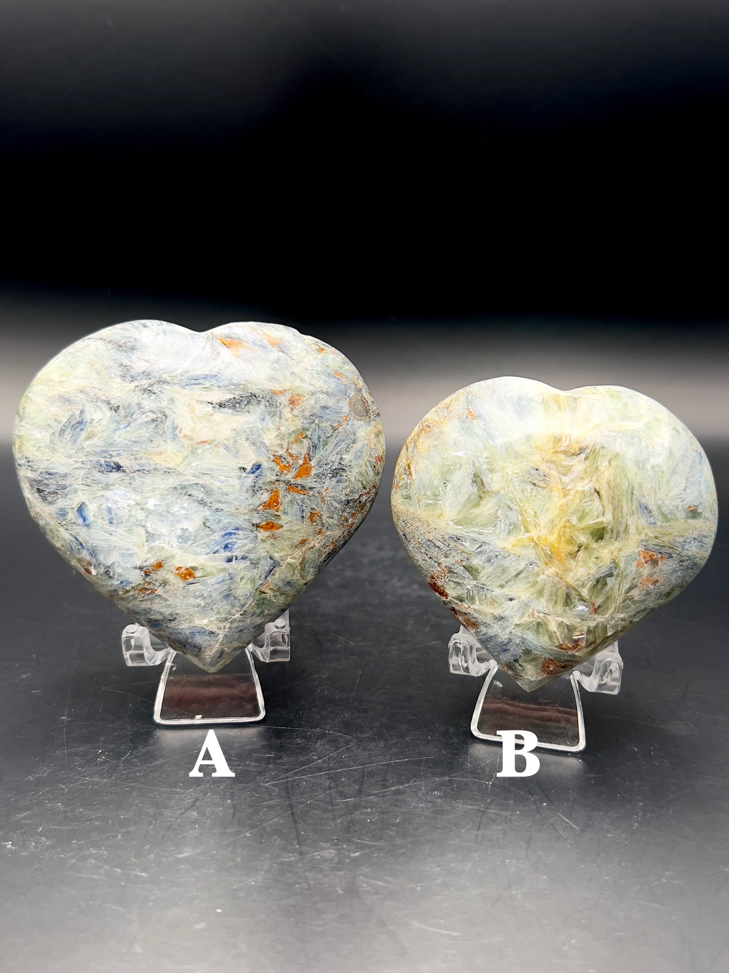 Blue & Green Kyanite Heart