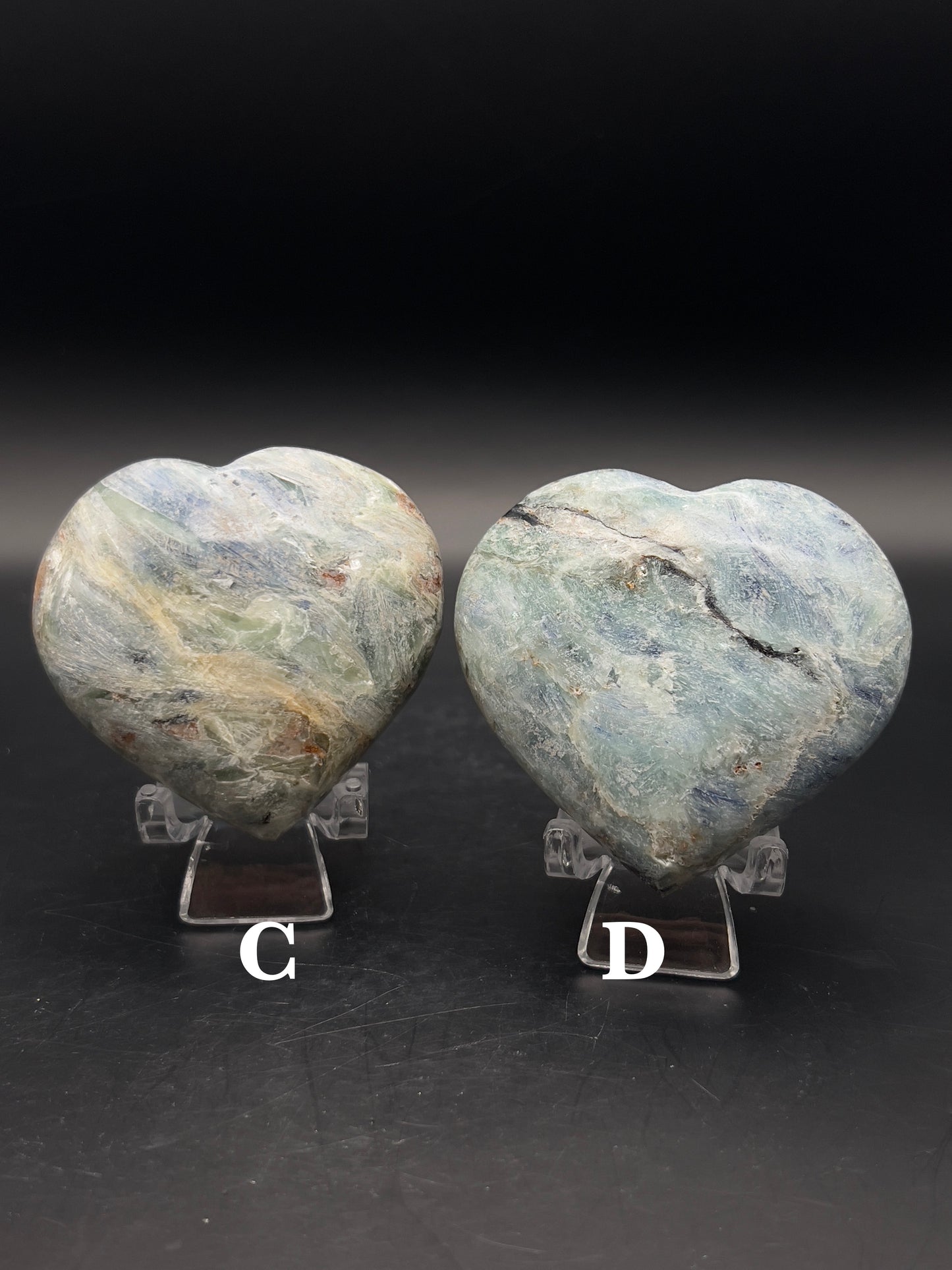 Blue & Green Kyanite Heart