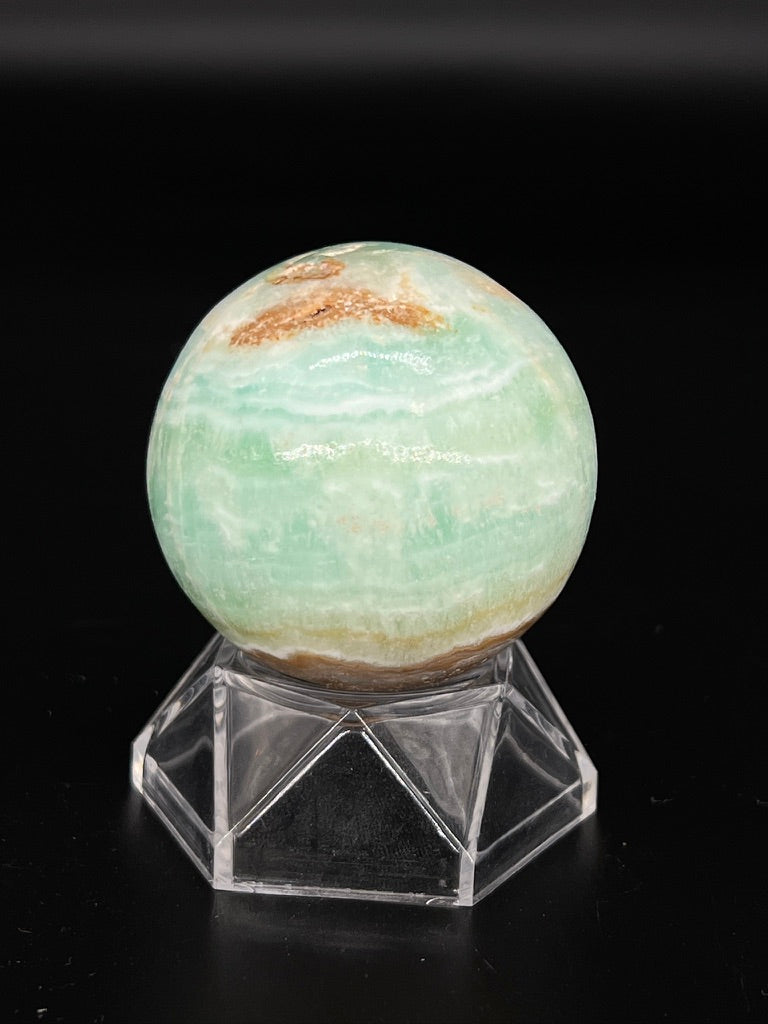 Aqua Caribbean Calcite Sphere