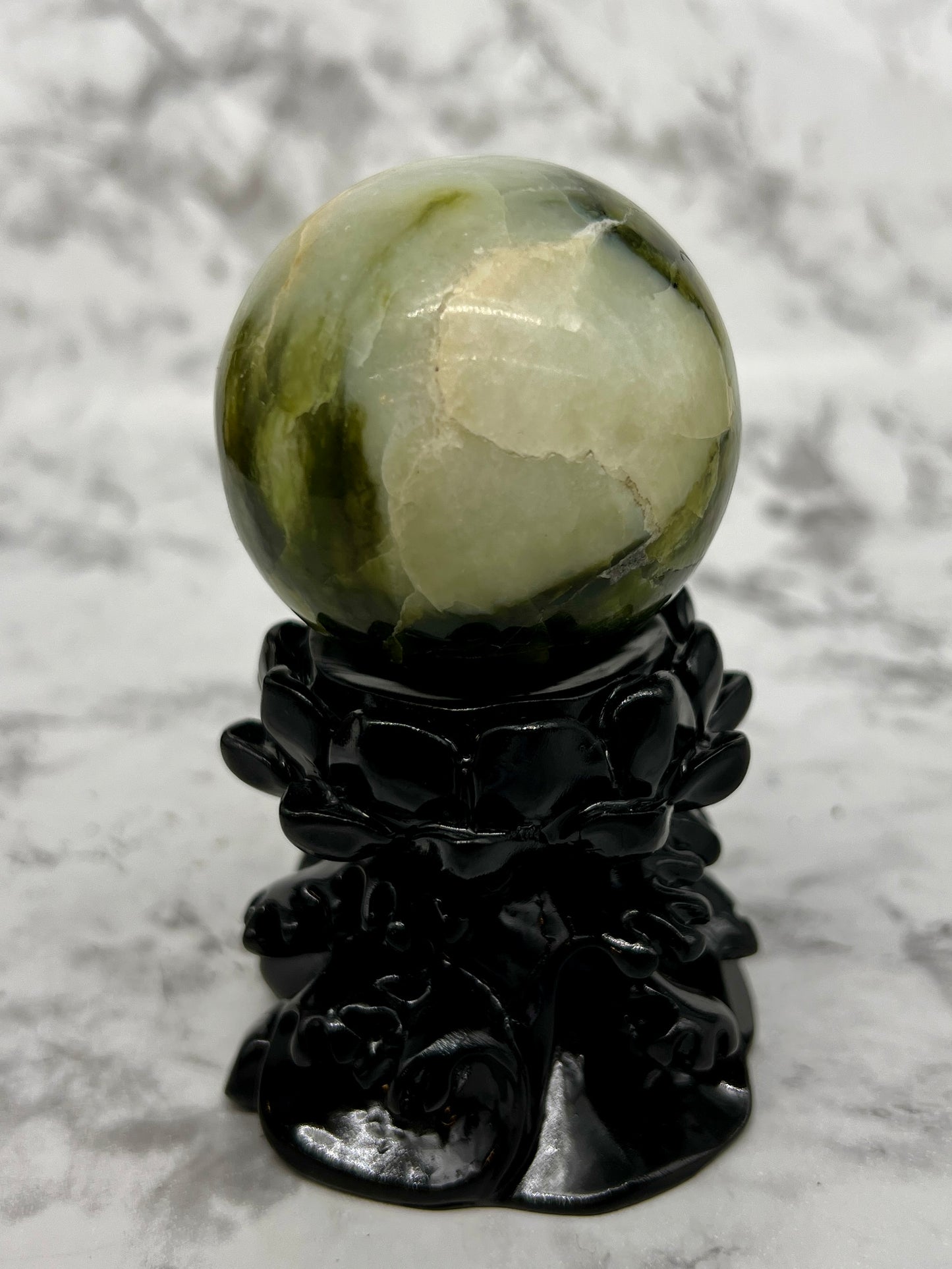 Rutile Serpentine Sphere