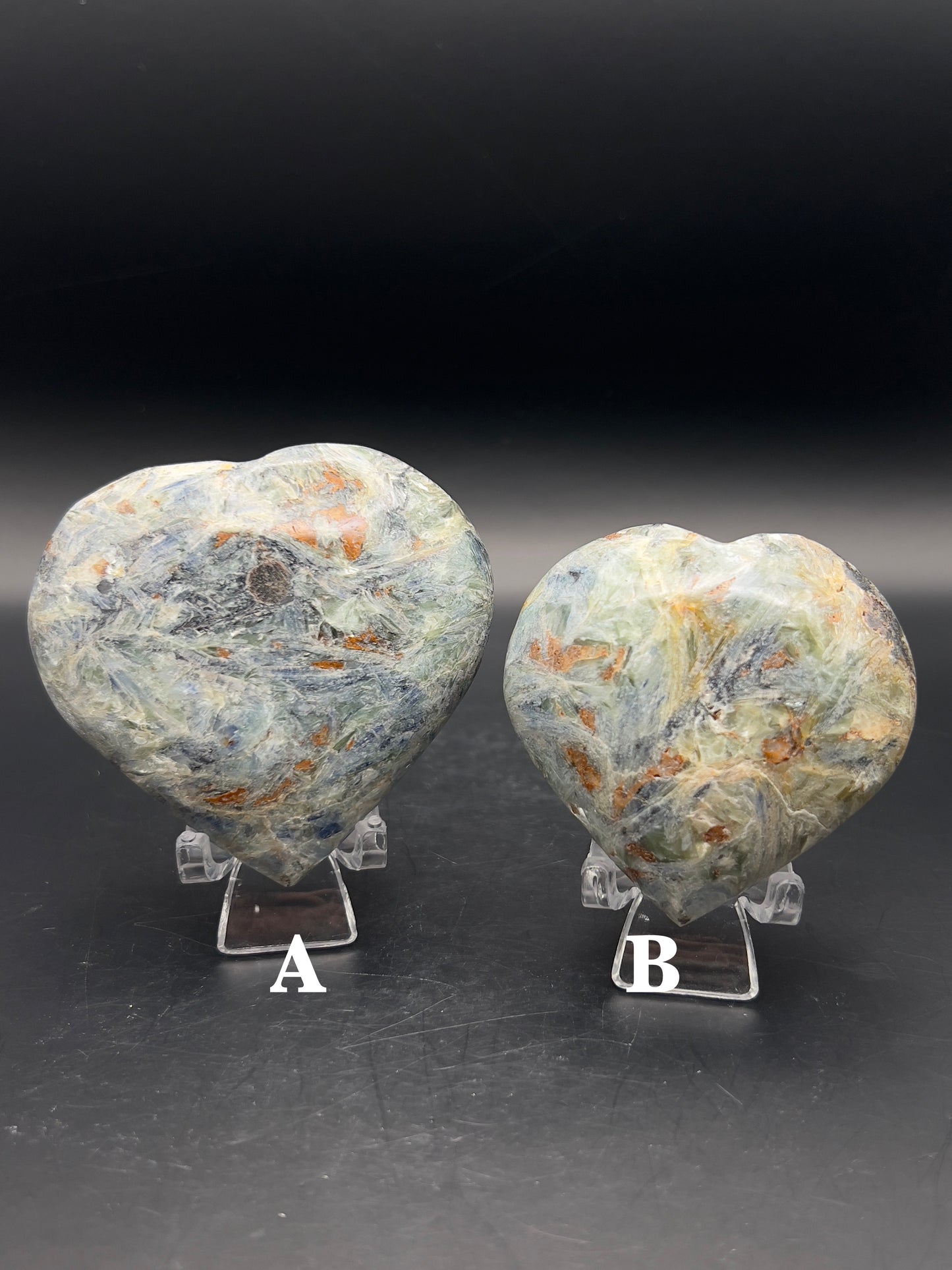 Blue & Green Kyanite Heart