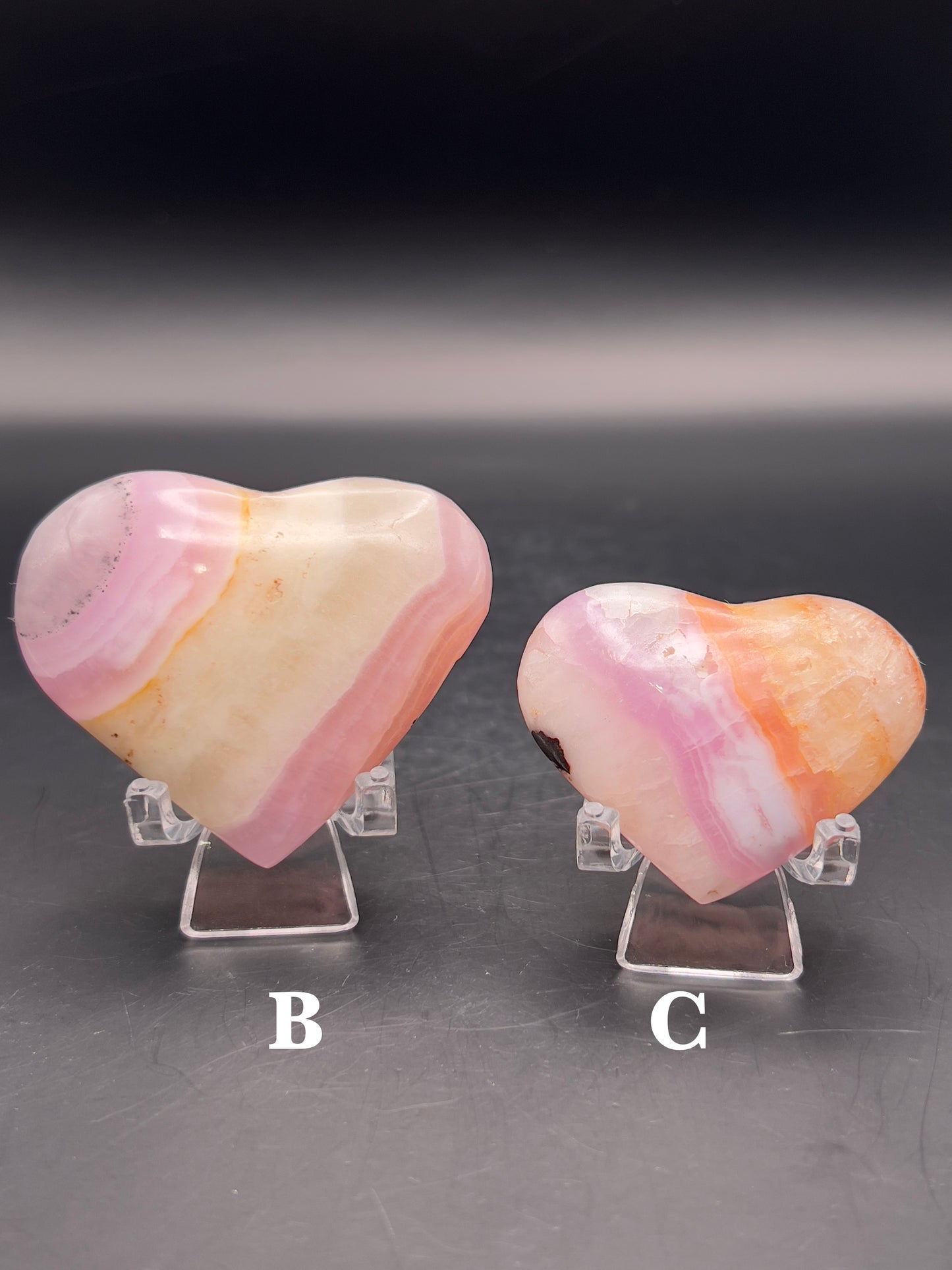 Pink Aragonite Heart ✨ Rare find ✨
