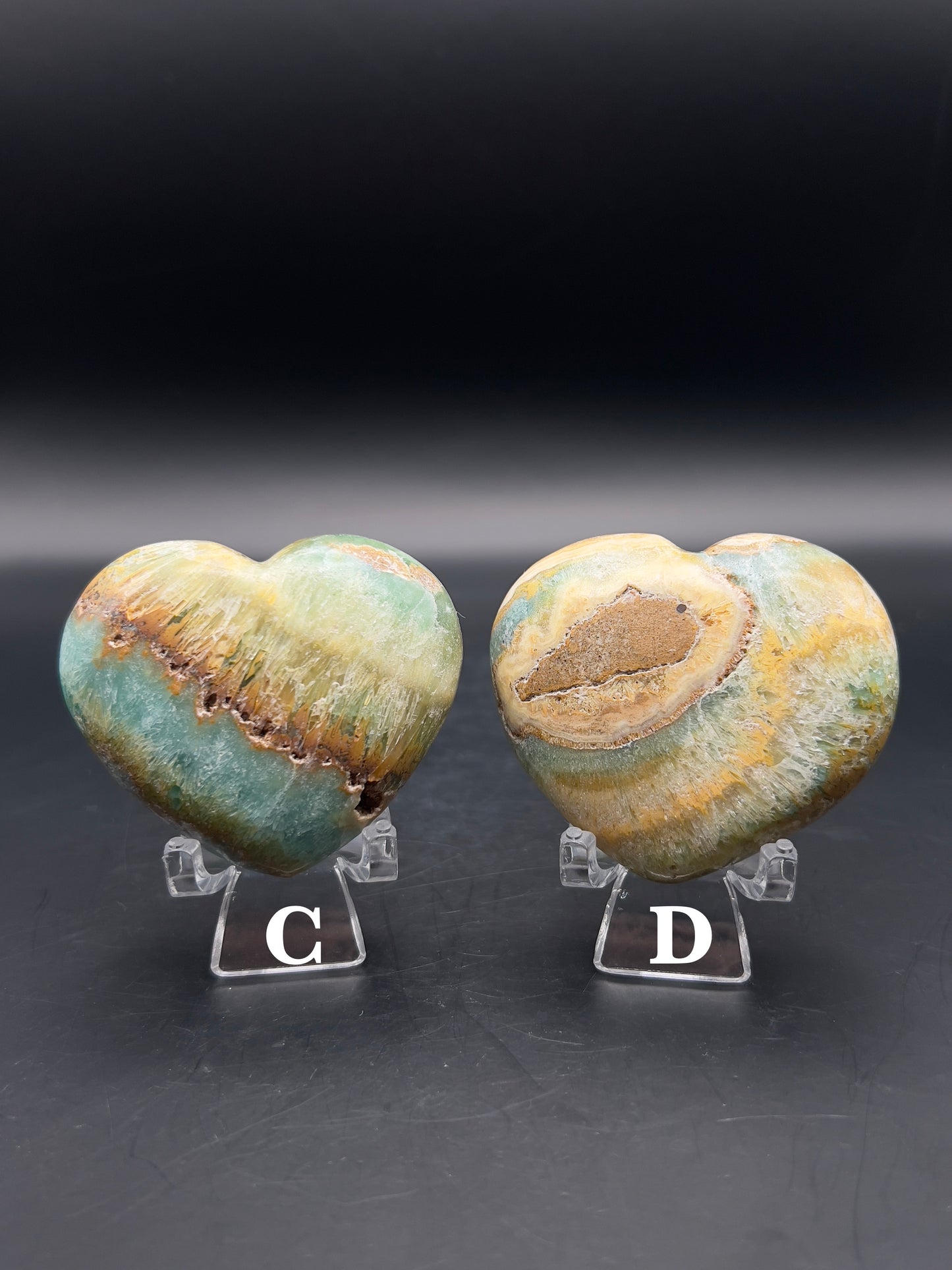 High Grade Smithsonite Heart