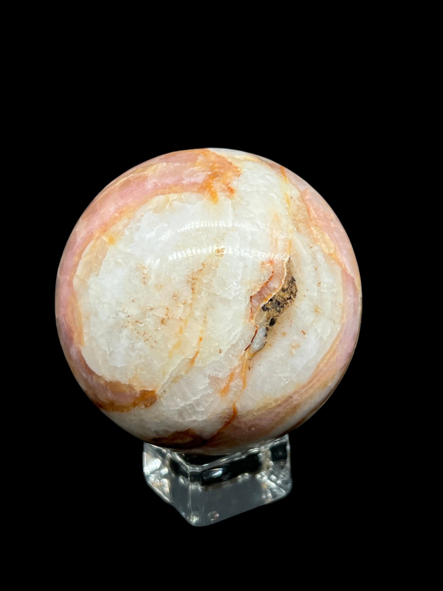 Pink Aragonite Sphere ✦Rare find✦