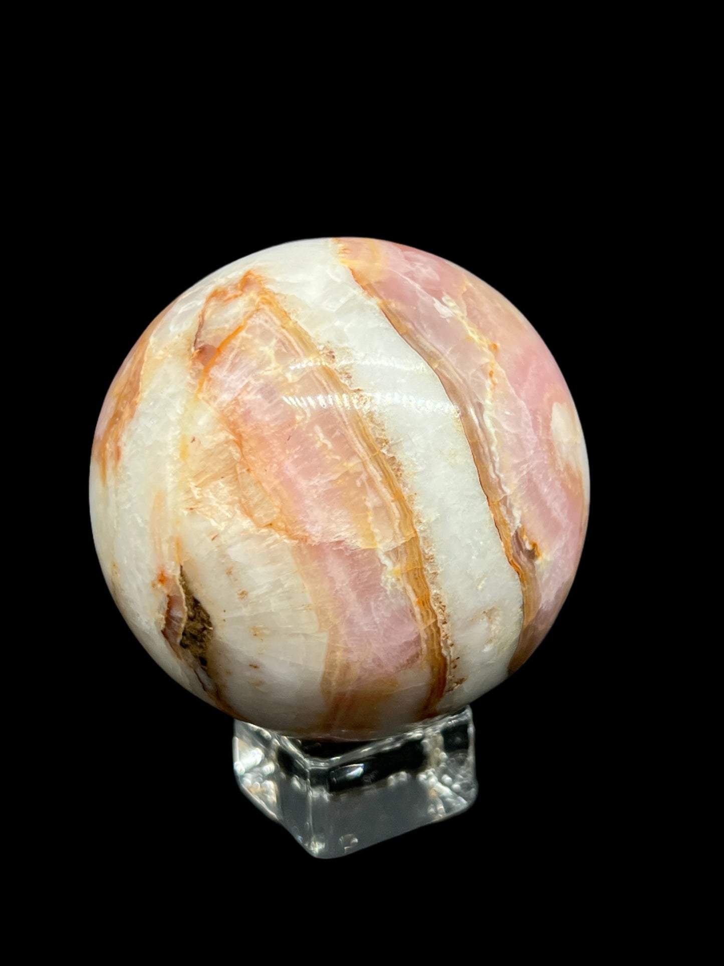 Pink Aragonite Sphere ✦Rare find✦