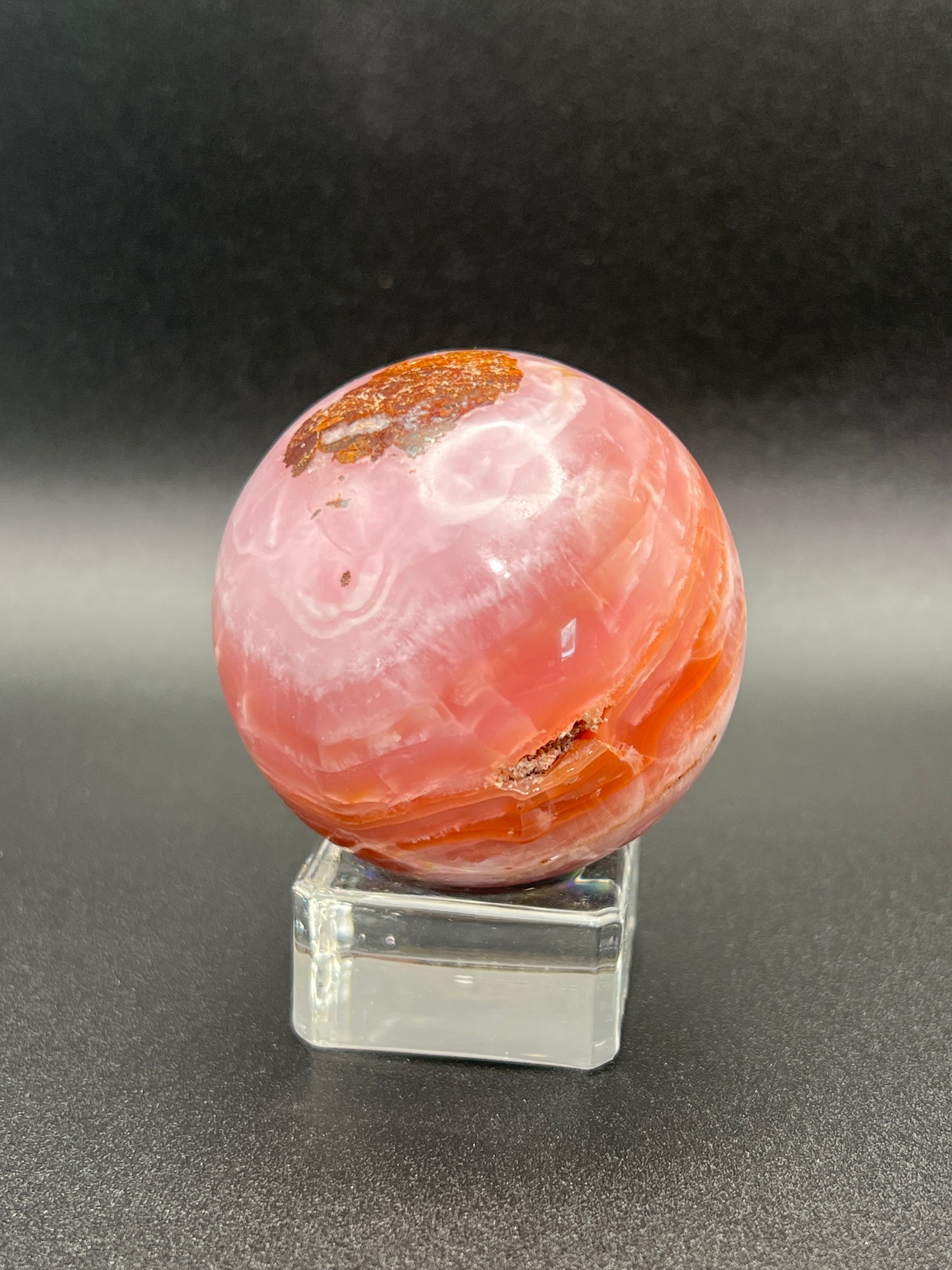 Pink Aragonite Sphere ✦Rare find✦