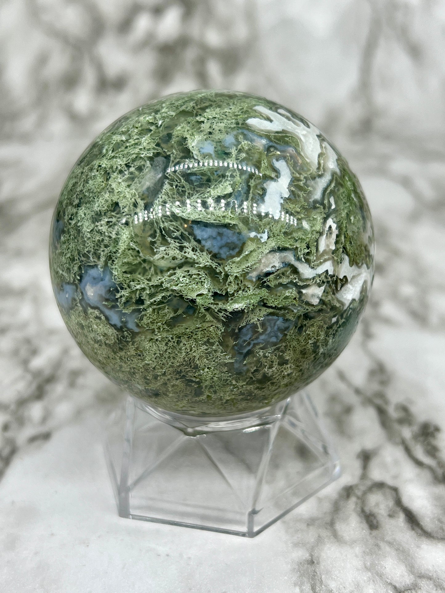 Moss Agate Sphere