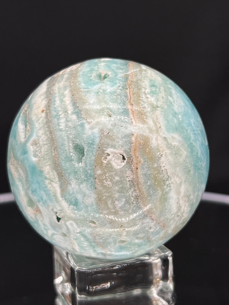 Blue Aragonite & Smithsonite Sphere