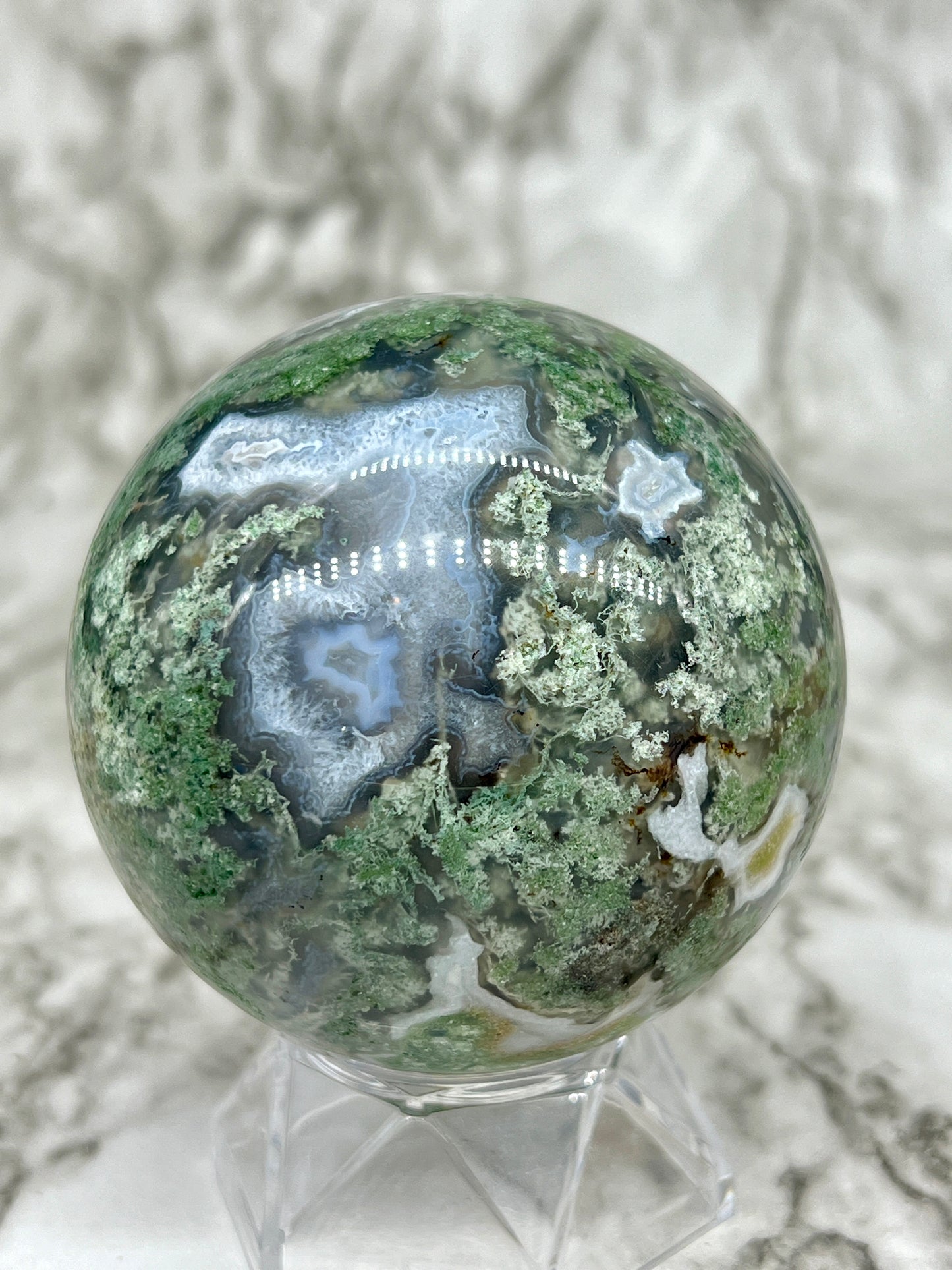 Moss Agate Sphere