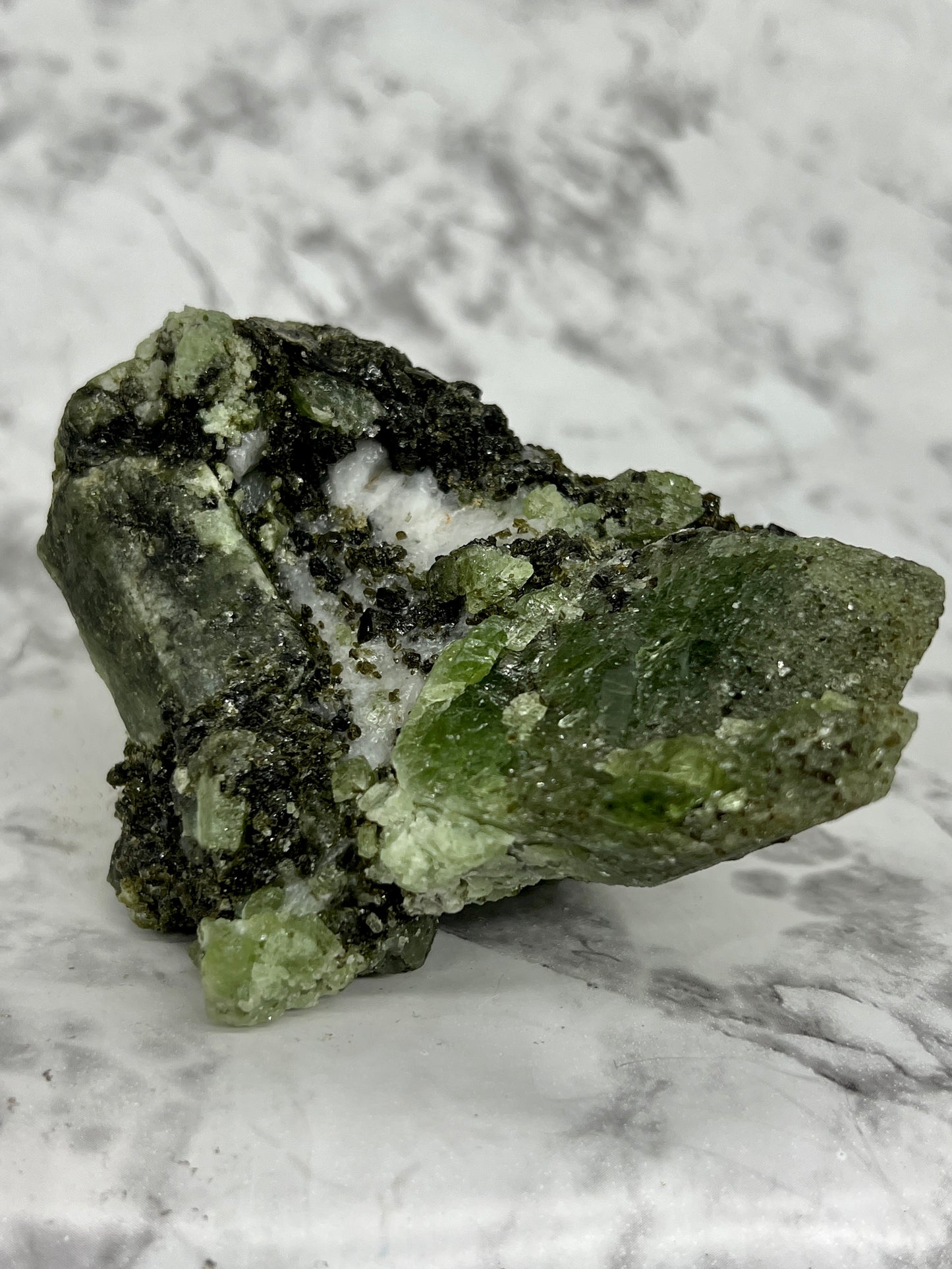 Black & Green Epidote Specimen