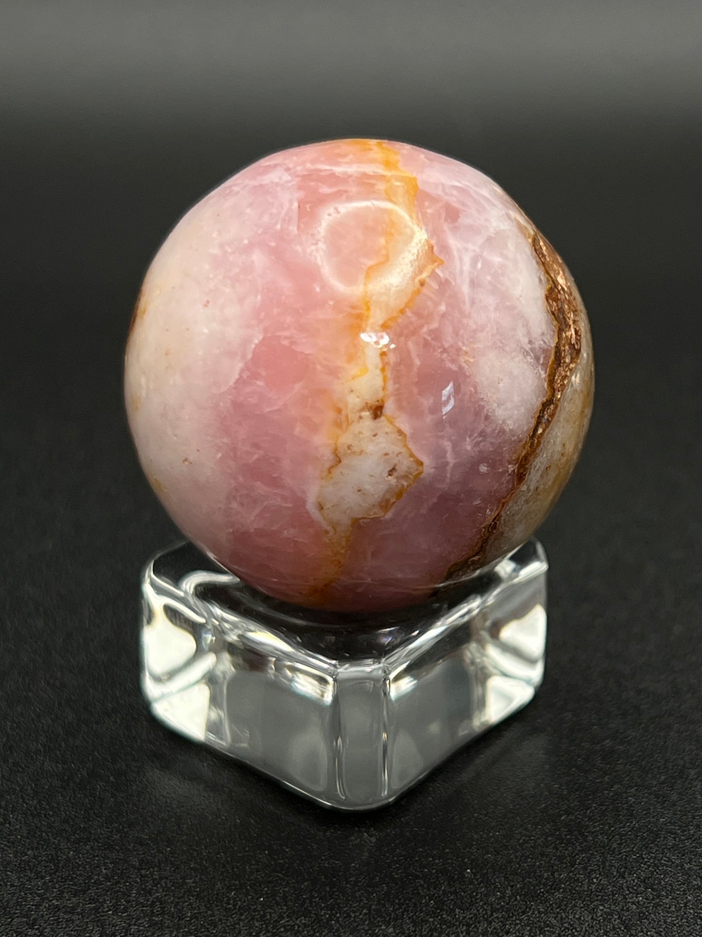 Pink Aragonite Sphere ✦Rare find✦