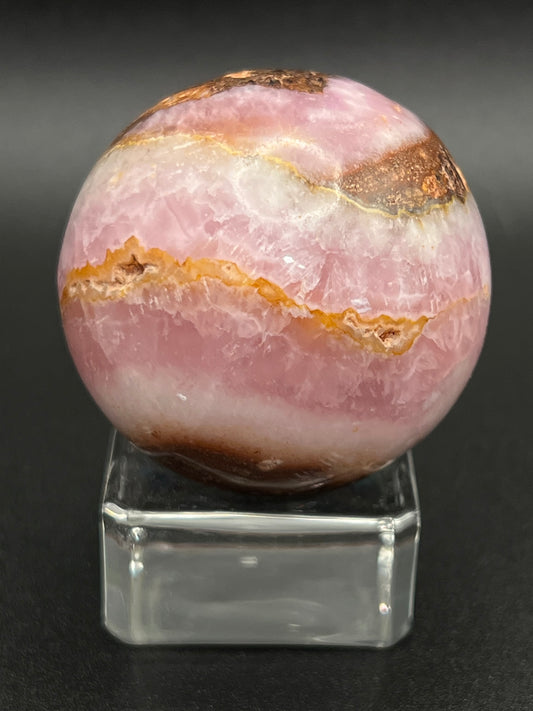 Pink Aragonite Sphere ✦Rare find✦