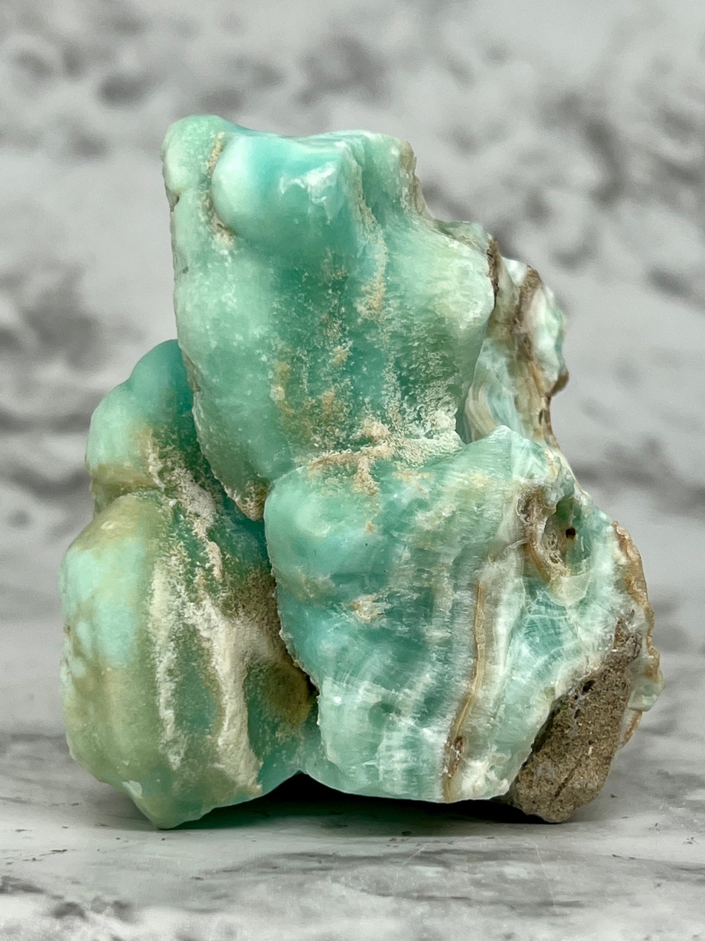 Blue Aragonite Specimen