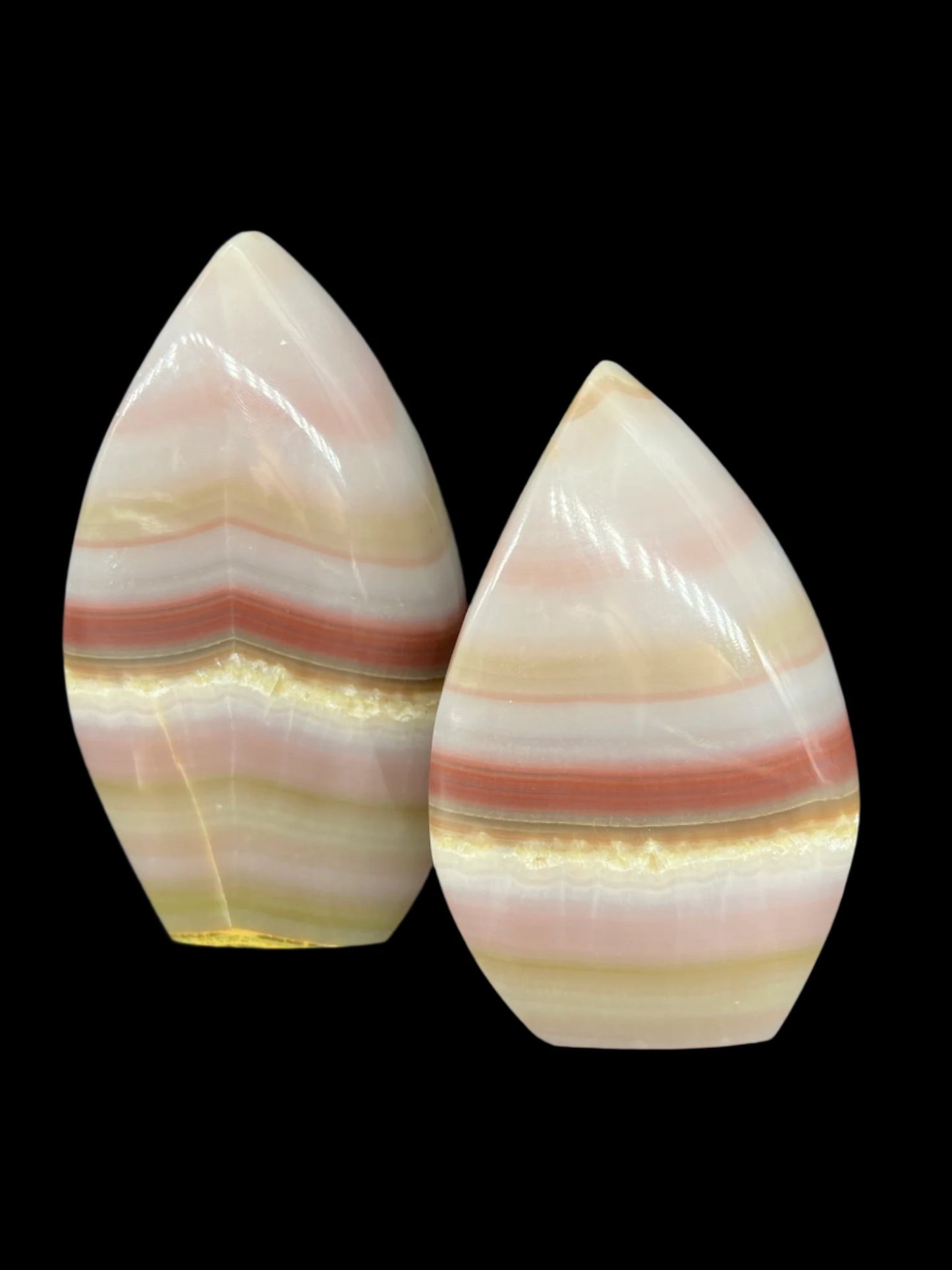 Pink Banded Onyx Freeform / Flame