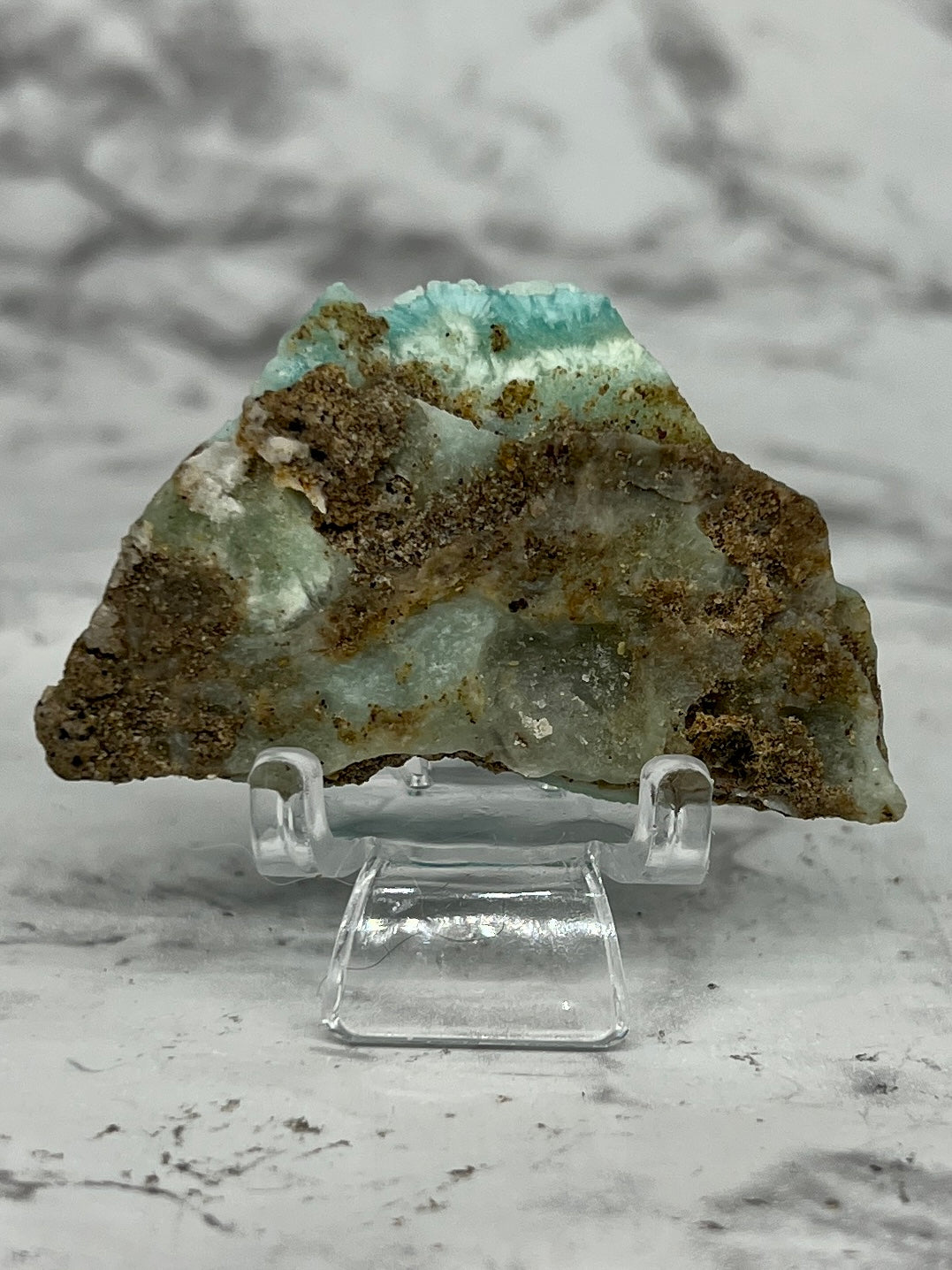 Blue Aragonite Specimen