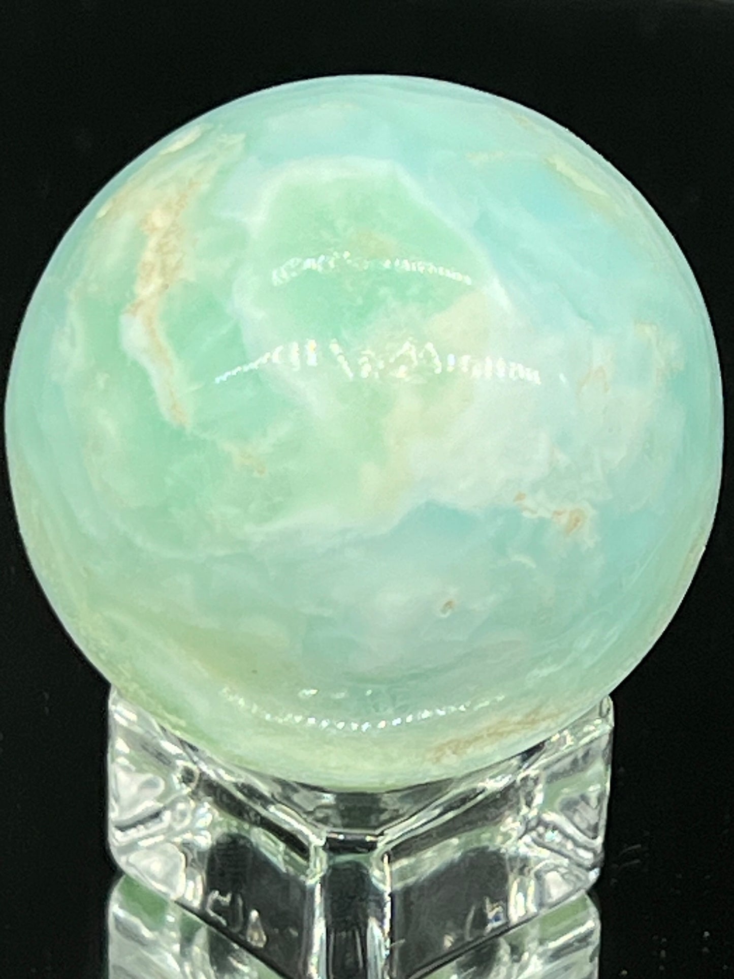 Blue Aragonite & Smithsonite Sphere
