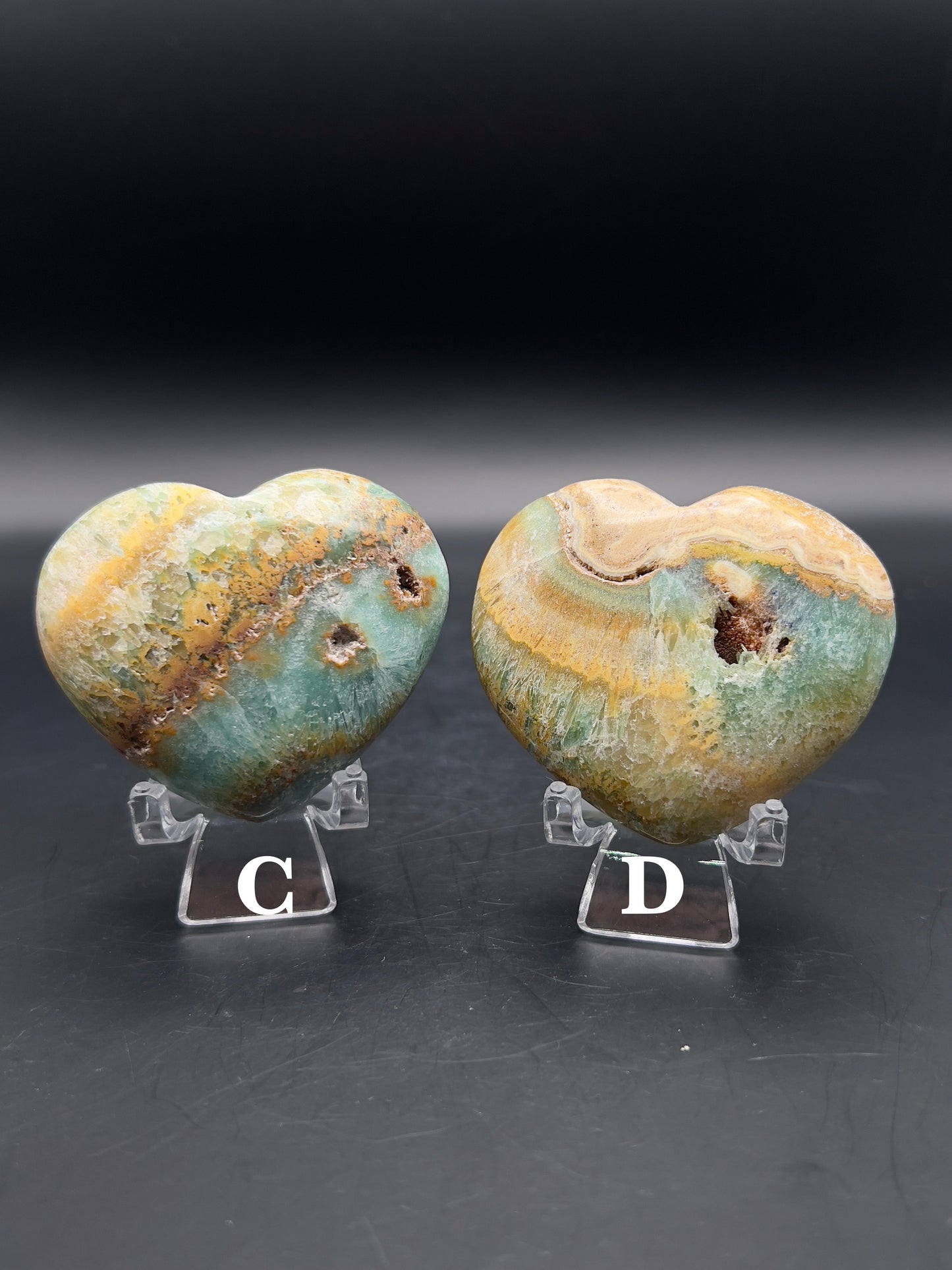 High Grade Smithsonite Heart