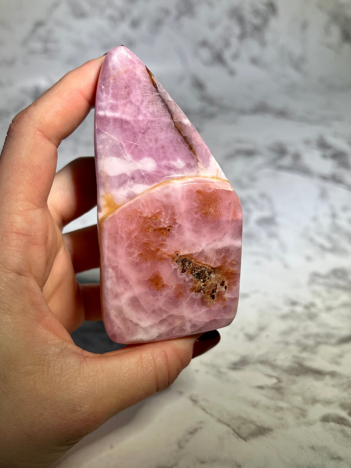 Pink Aragonite Specimen ✦Rare find✦