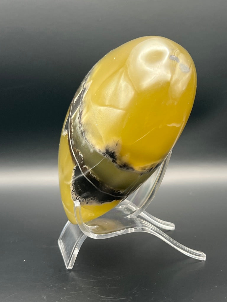 Lemon Calcite Heart