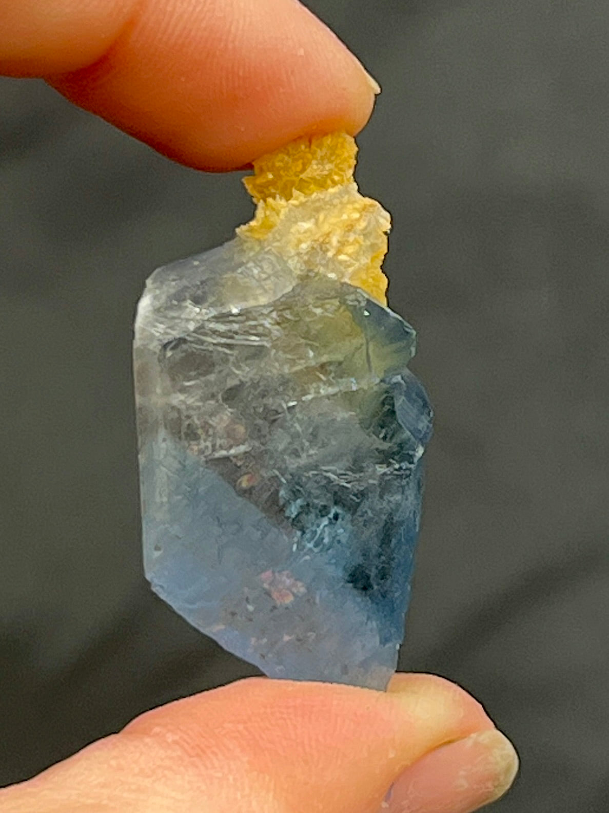 Celestite Specimen *Rare Find & Rainbow Inclusions*