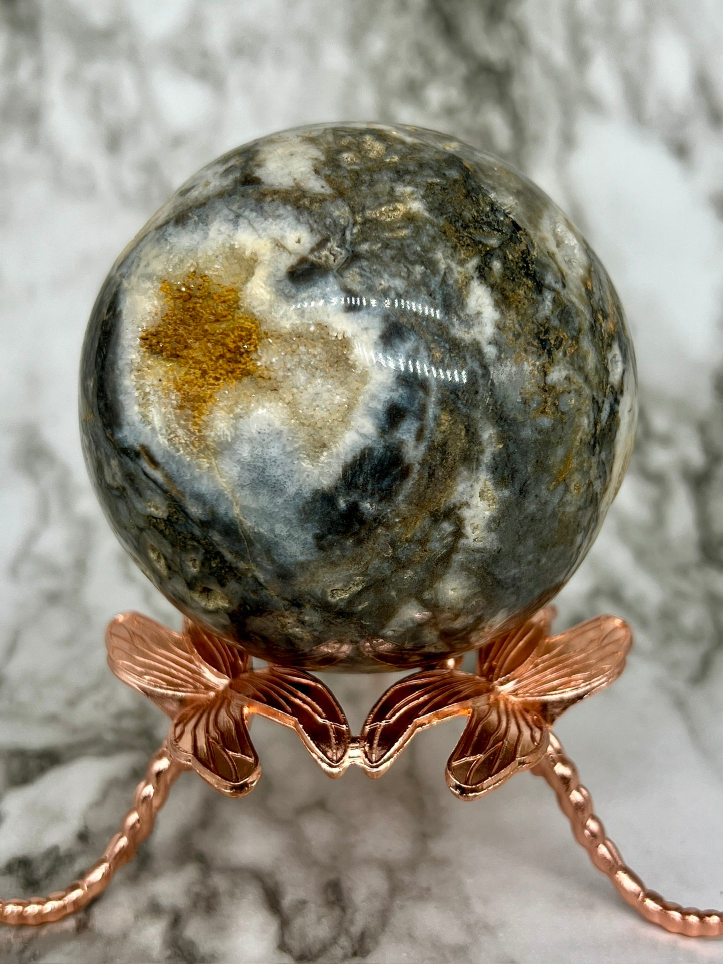 Sphalerite Druzy Sphere