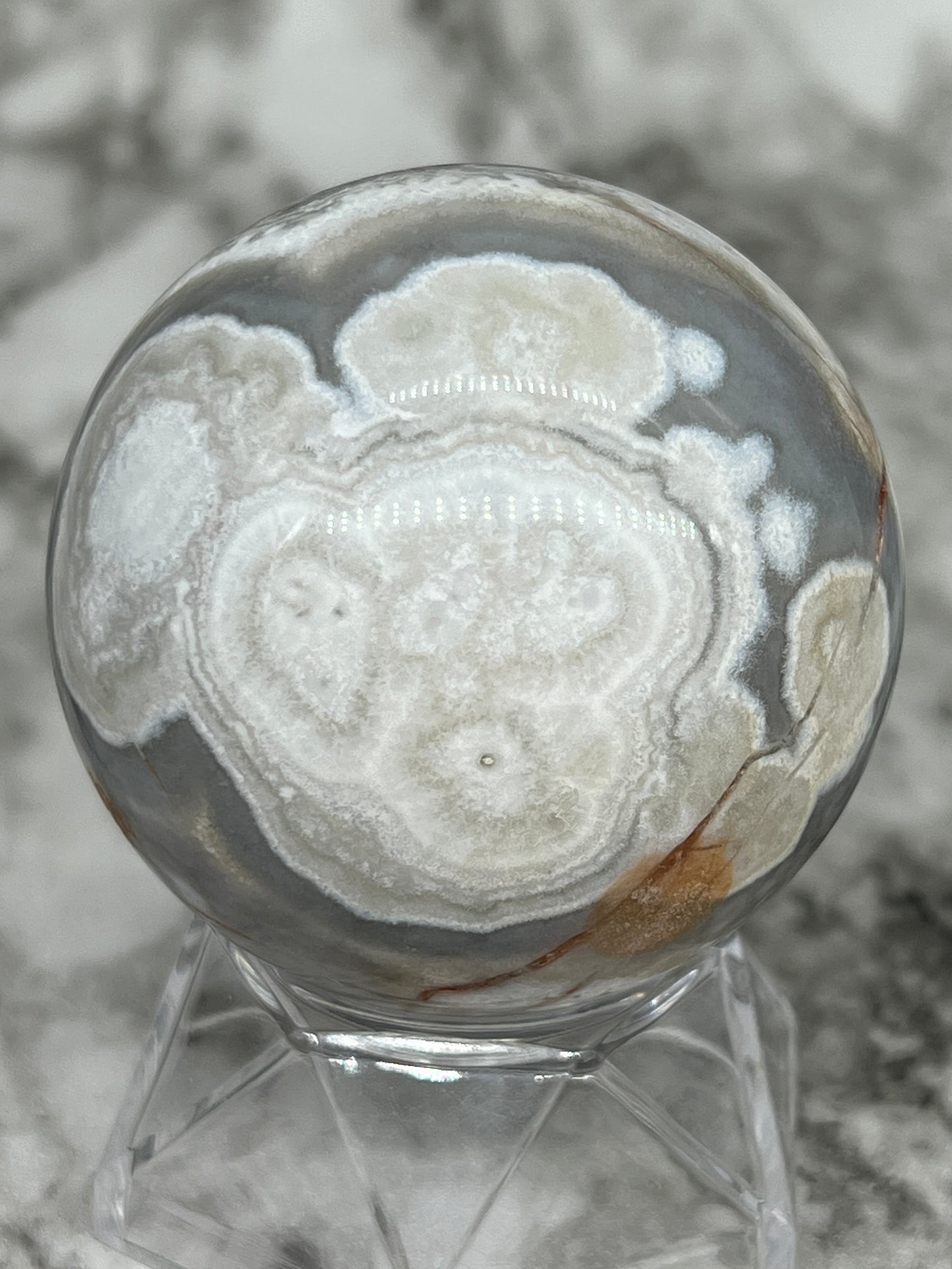 Mexico Crazy Lace Agate Sphere