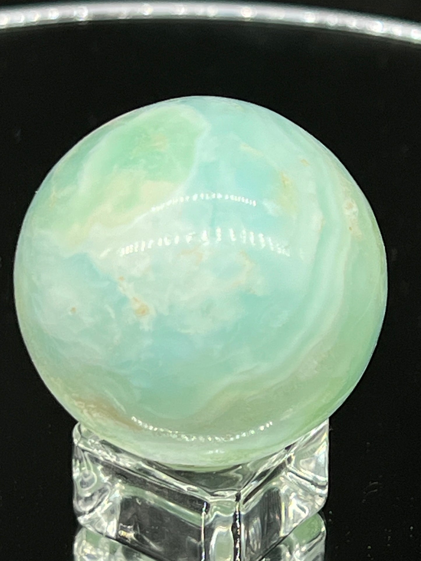 Blue Aragonite & Smithsonite Sphere