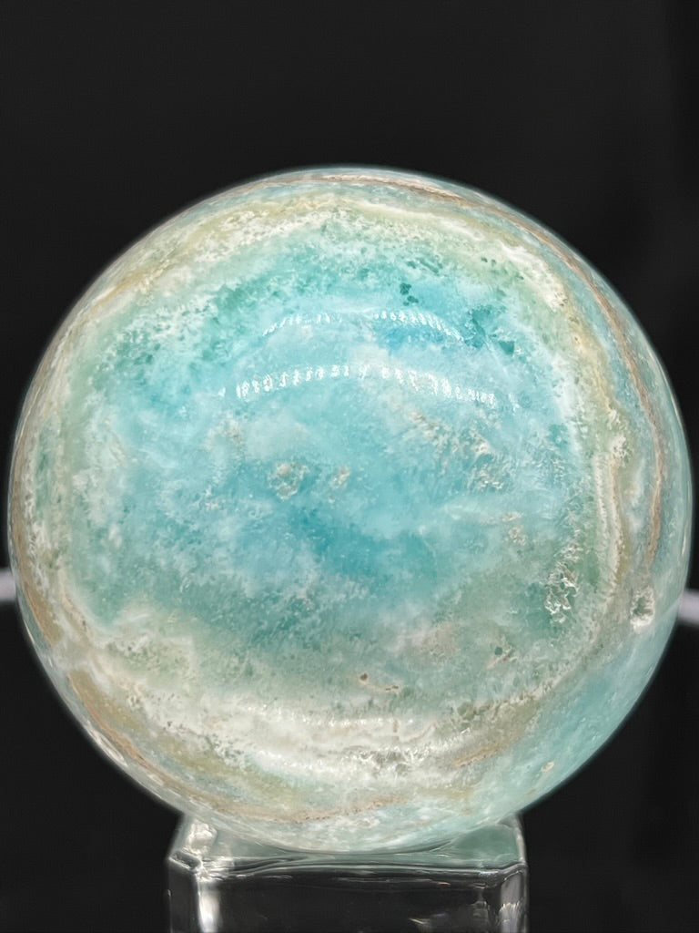 Blue Aragonite & Smithsonite Sphere