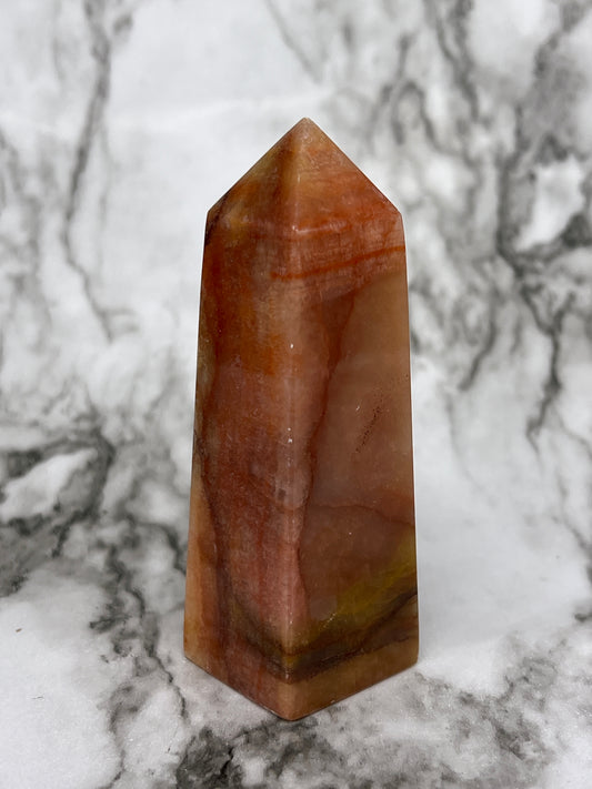 Peach Calcite Tower