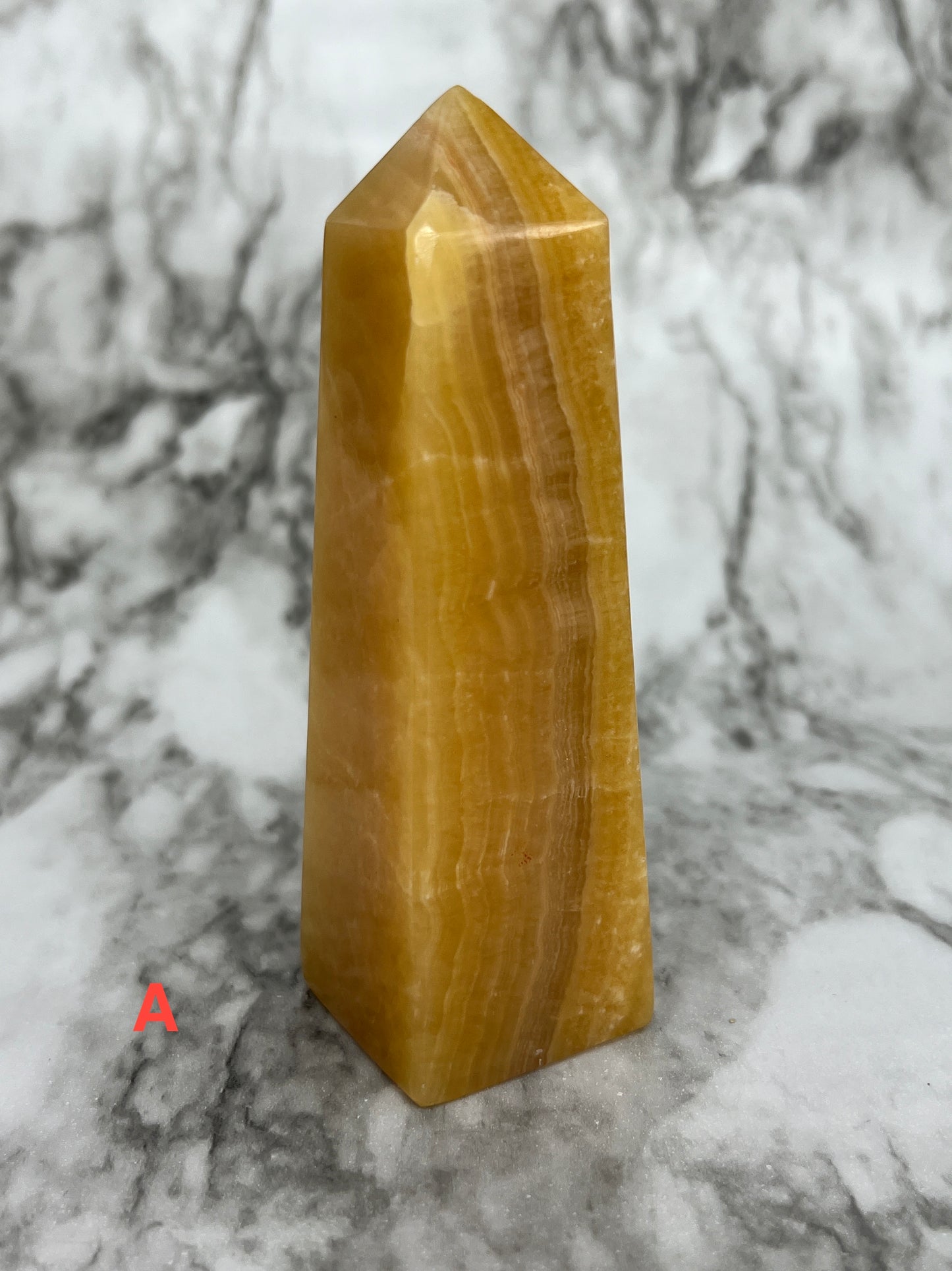 Orange Calcite Tower