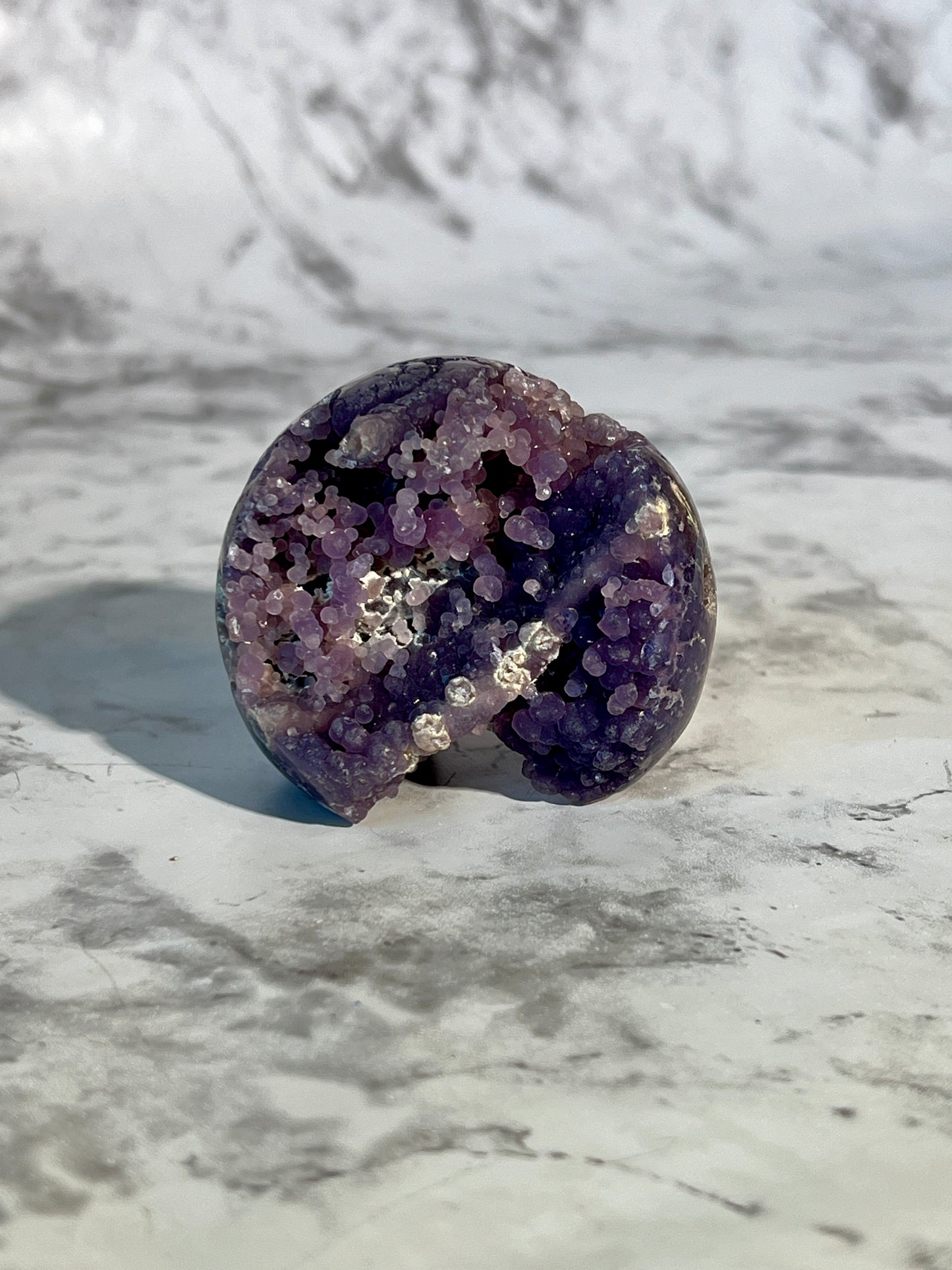 Grape Agate Specimen Sphere