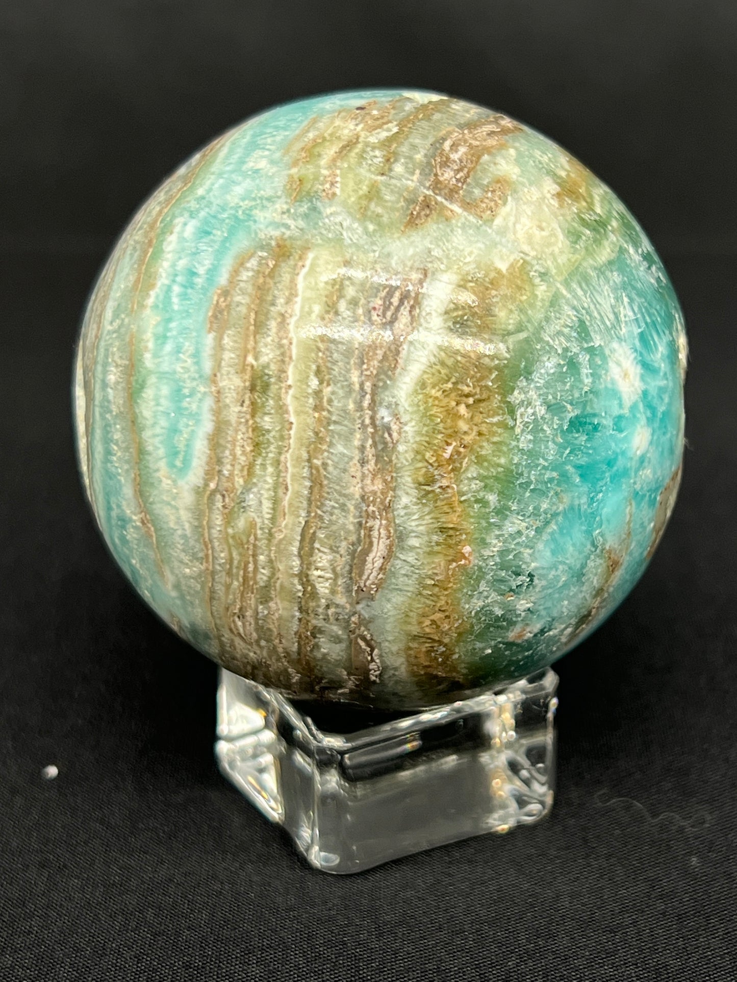 Blue Aragonite & Smithsonite Sphere