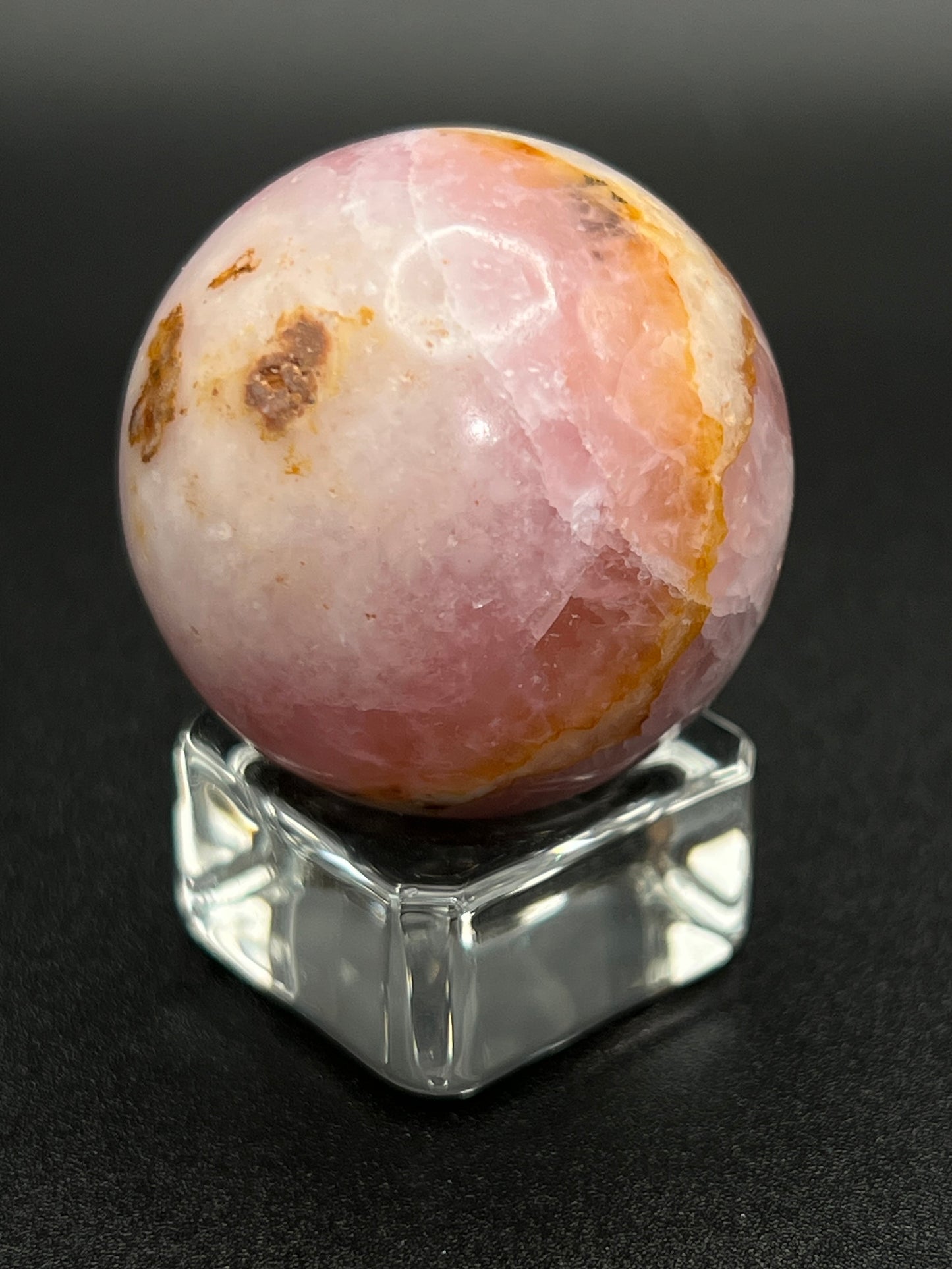 Pink Aragonite Sphere ✦Rare find✦