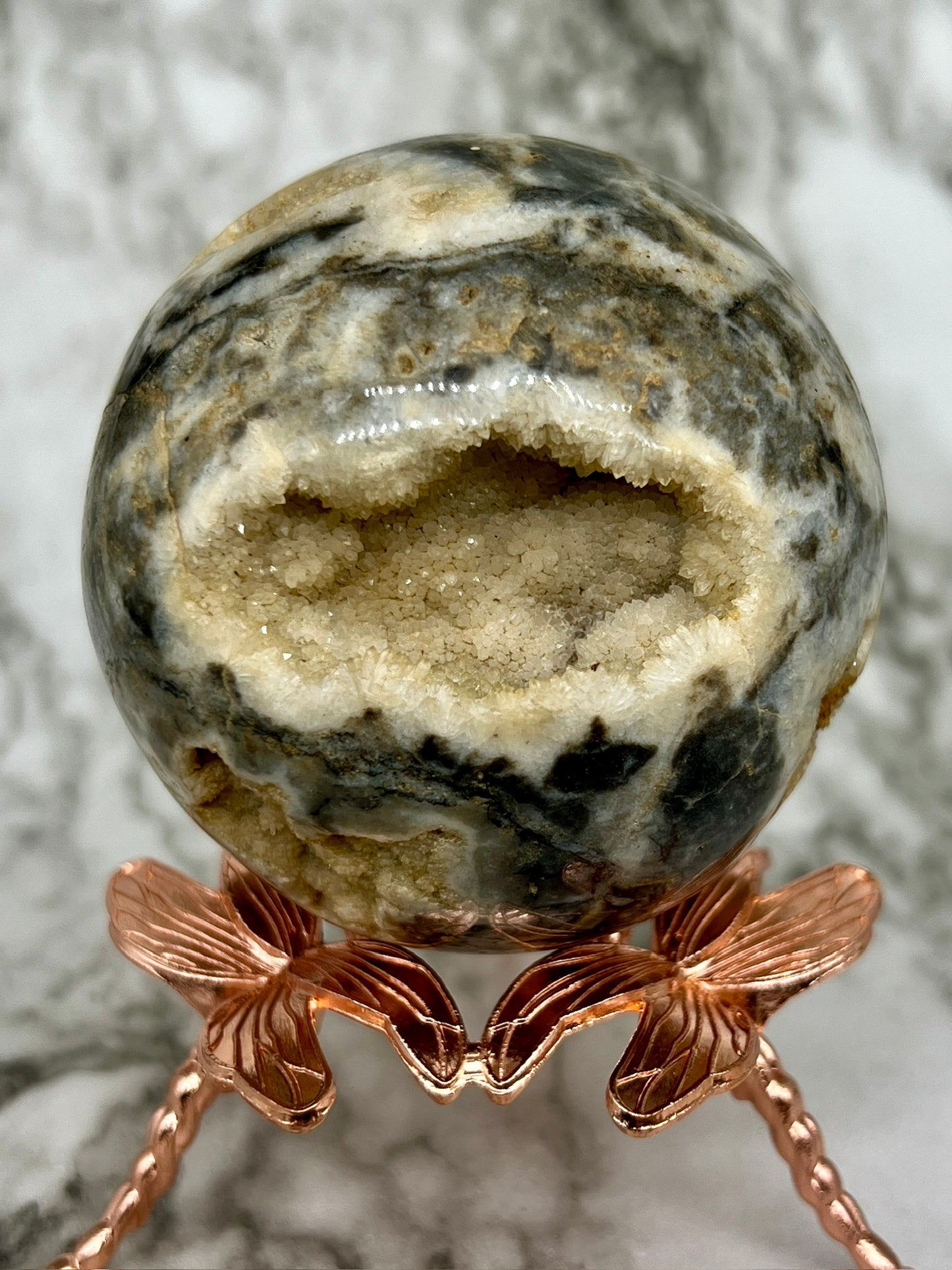 Sphalerite Druzy Sphere