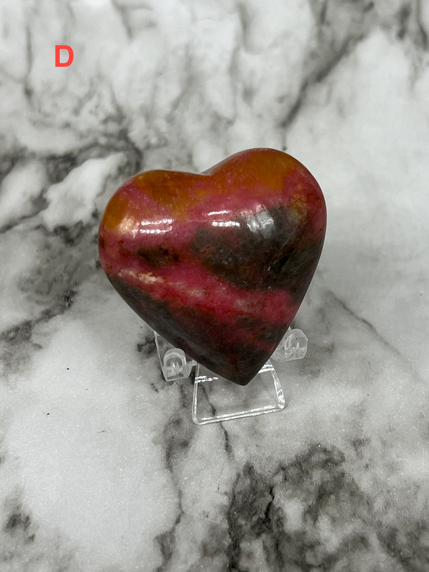 Rhodonite Heart