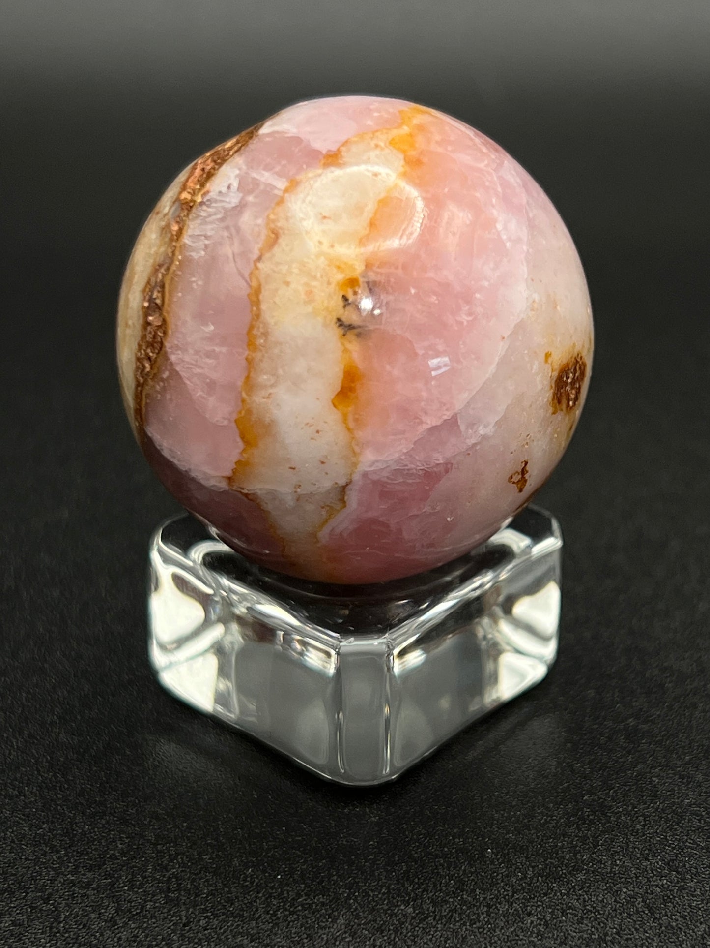 Pink Aragonite Sphere ✦Rare find✦