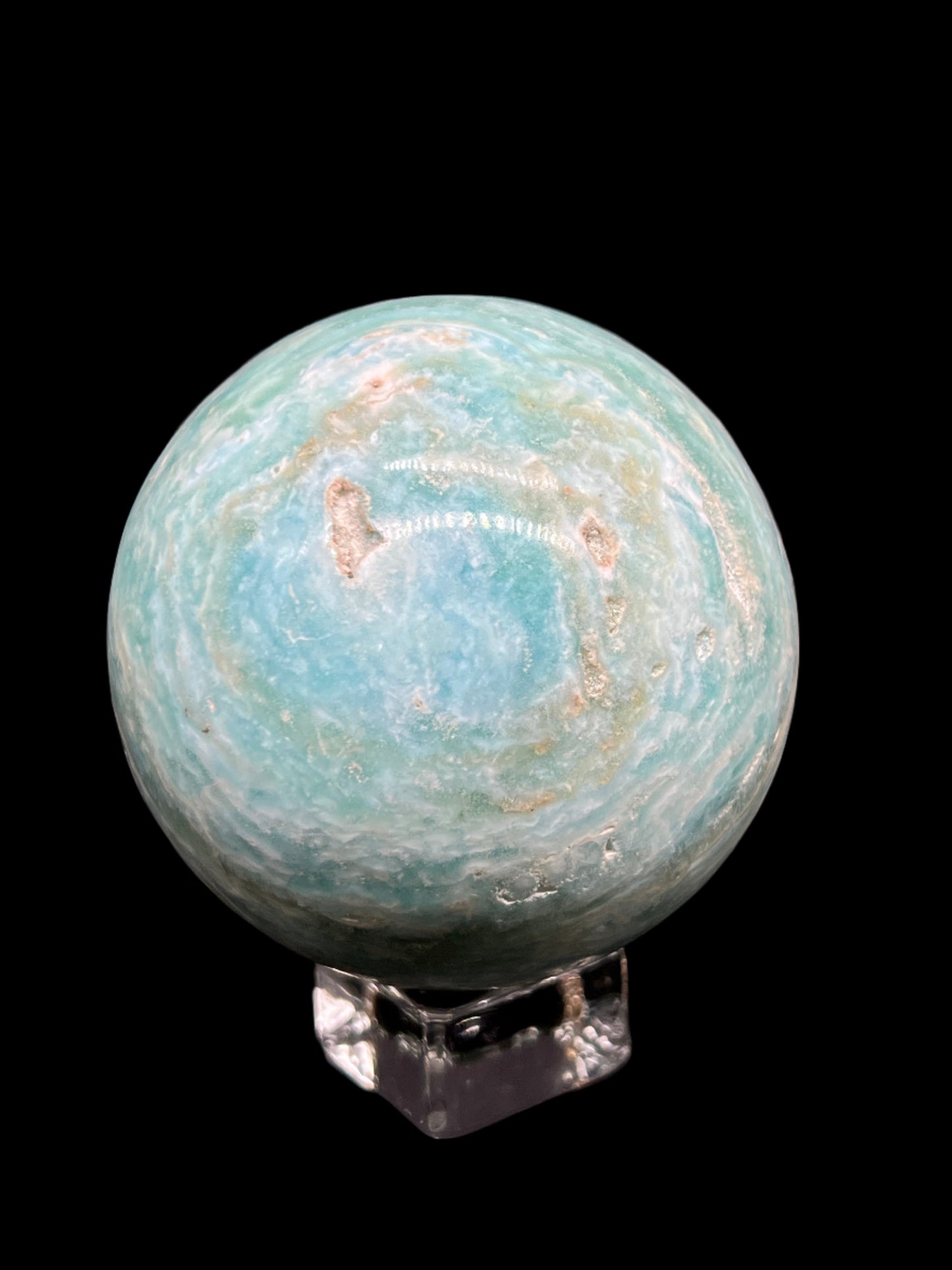 Blue Aragonite & Smithsonite Sphere