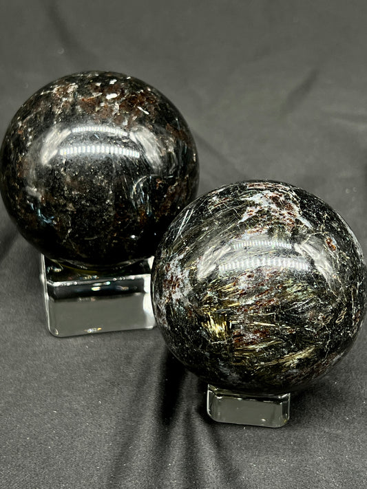 Fireworks Obsidian Sphere