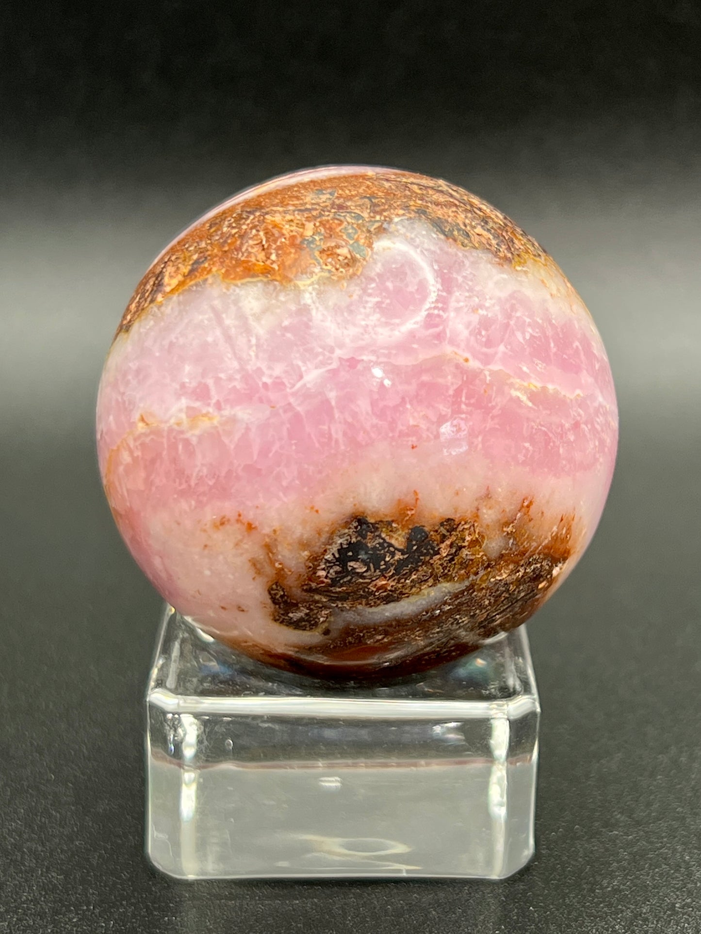 Pink Aragonite Sphere ✦Rare find✦