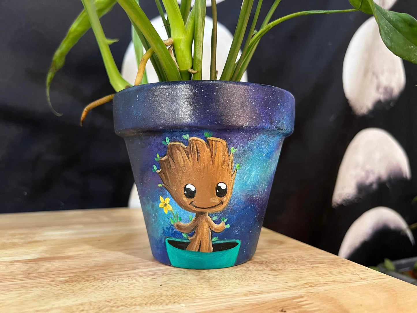 Groot Hand-painted Pot