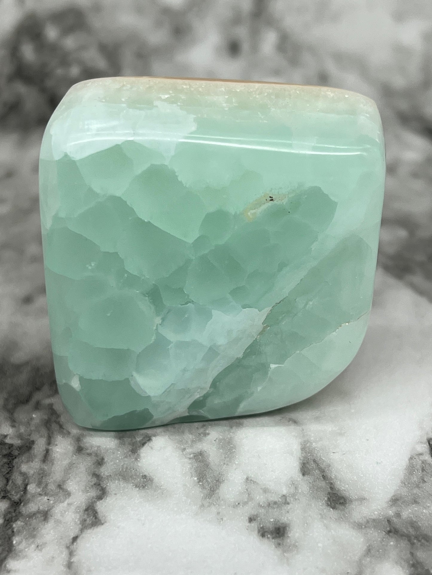 Aqua Caribbean Calcite Freeform