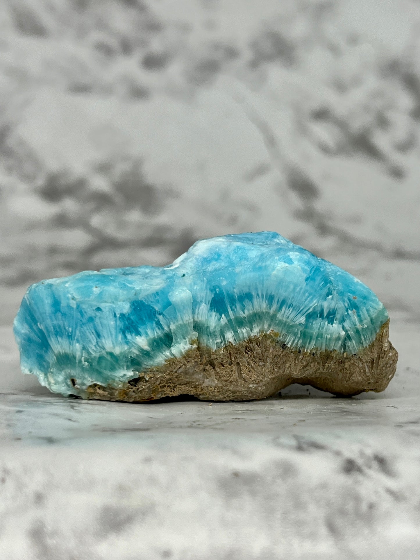 Blue Aragonite Specimen