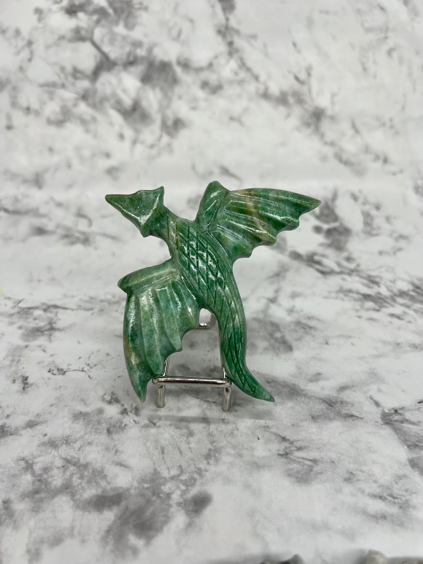 Aventurine Dragon Carving