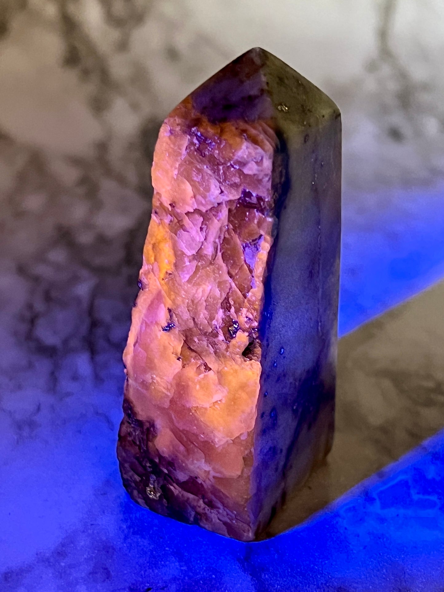 Afghanite Rare UV-Reactive Specimen Tower